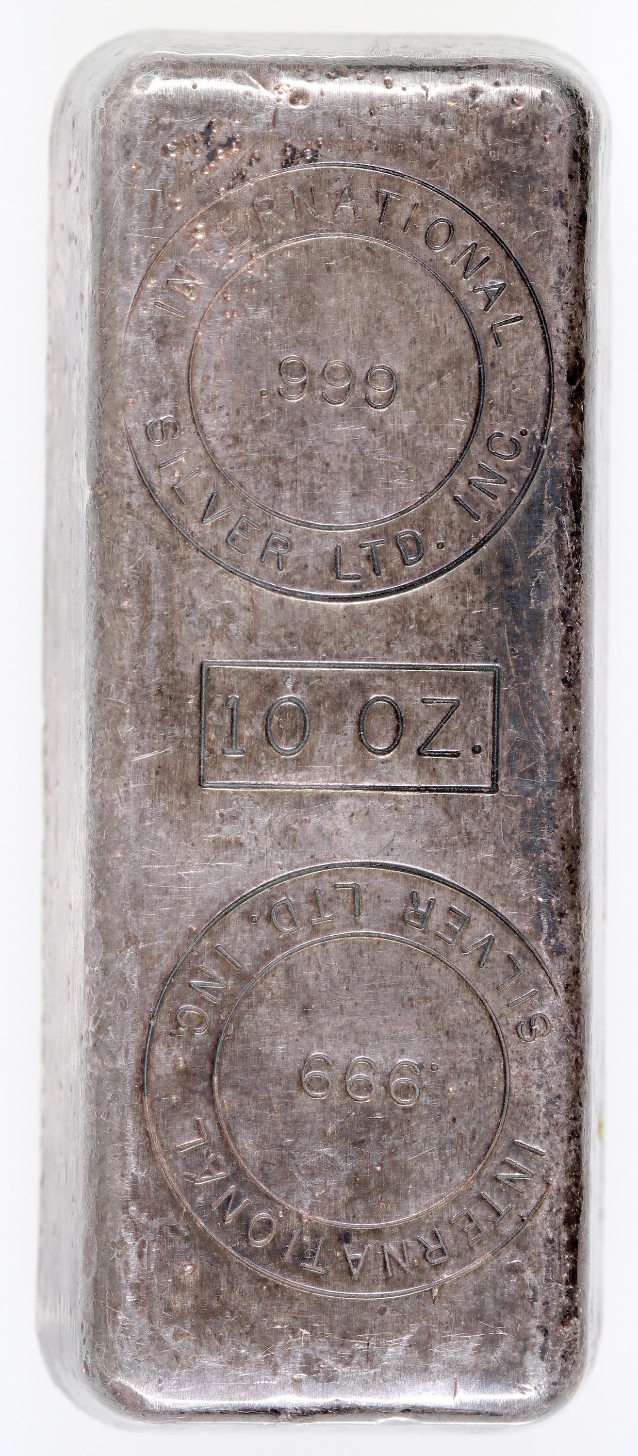 International Silver Ltd. Silver Ingot  [146042] (1 of 2)