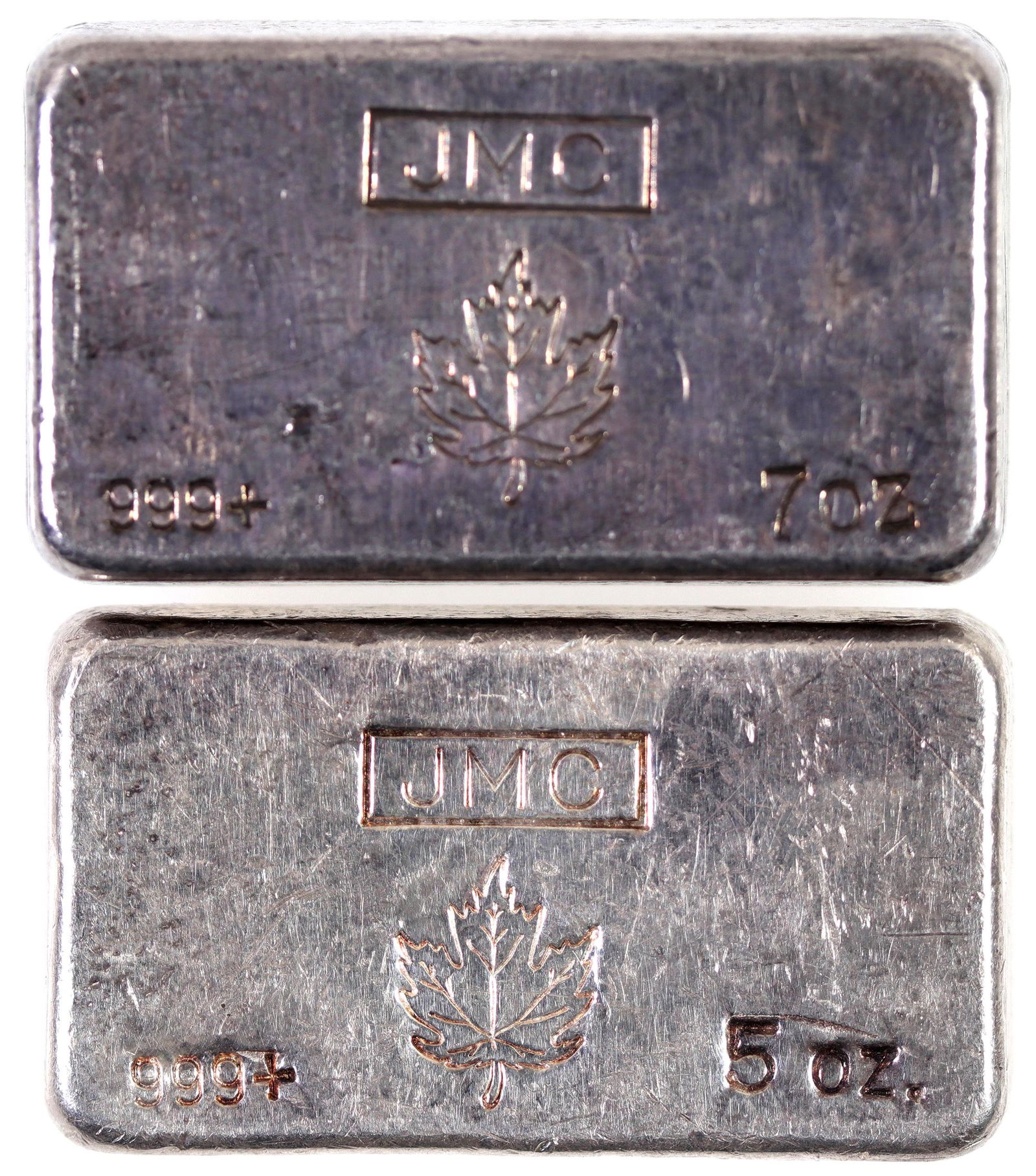 Two JMC Silver Ingots  [145994] (1 of 2)