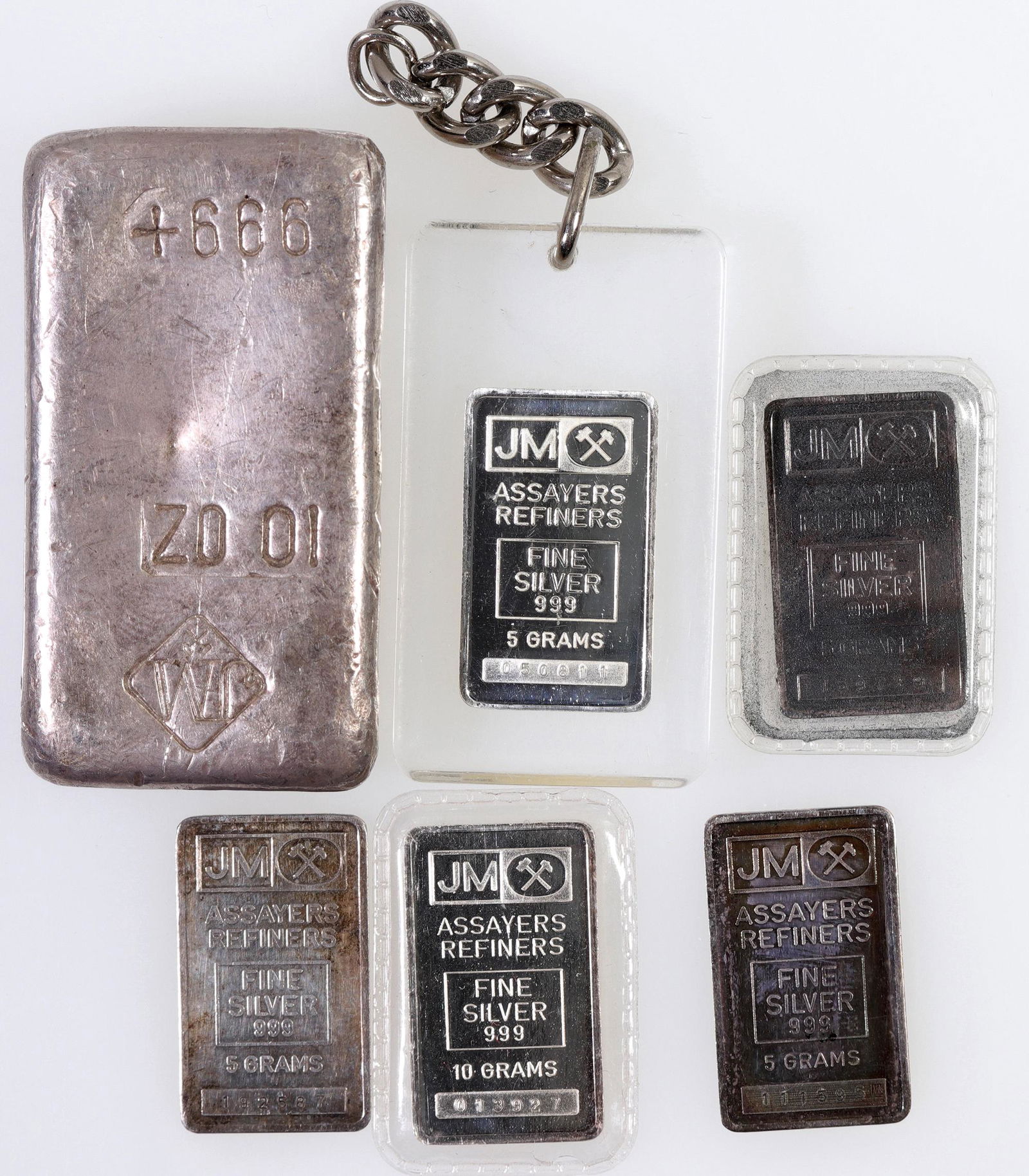Johnson Matthey Silver Ingot Group  [146056] (1 of 2)