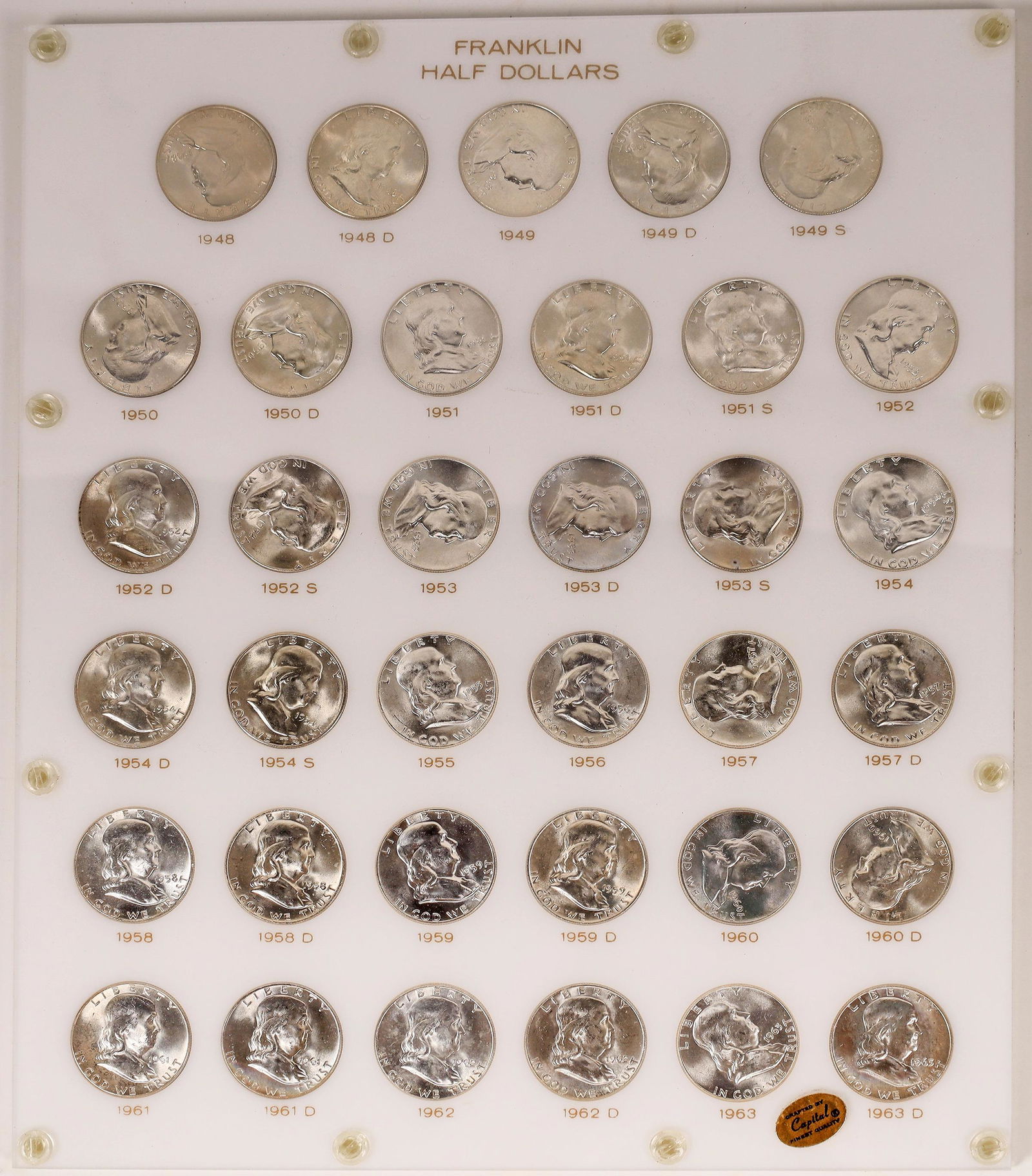 Franklin Half Dollar BU Set  [145394] (1 of 2)