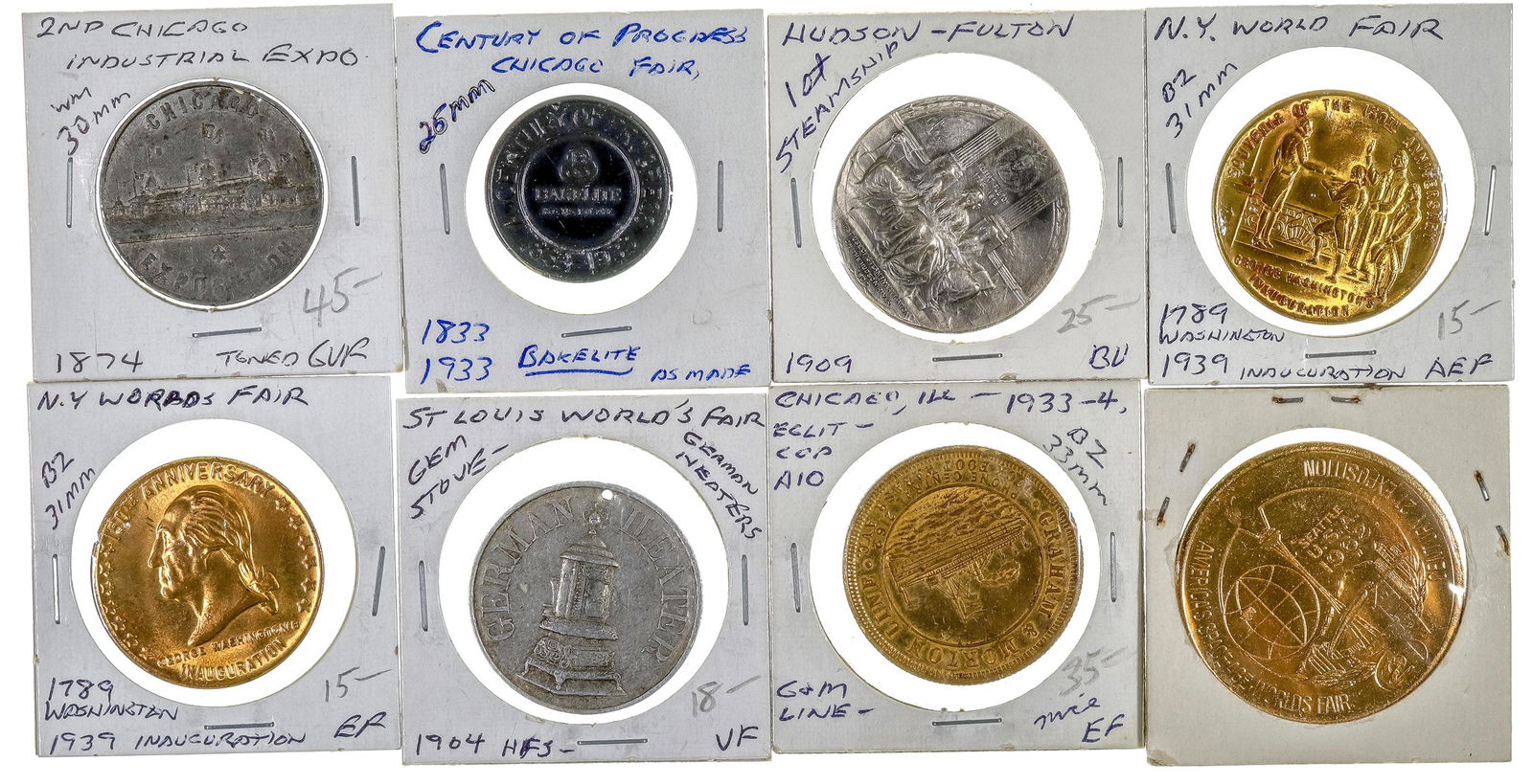 World's Fair Medal Collection  [143147] (1 of 2)