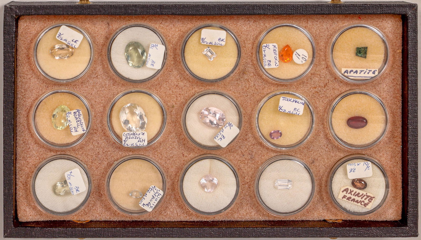 Unusual Faceted Mineral Gems - 12  [145342] (1 of 1)