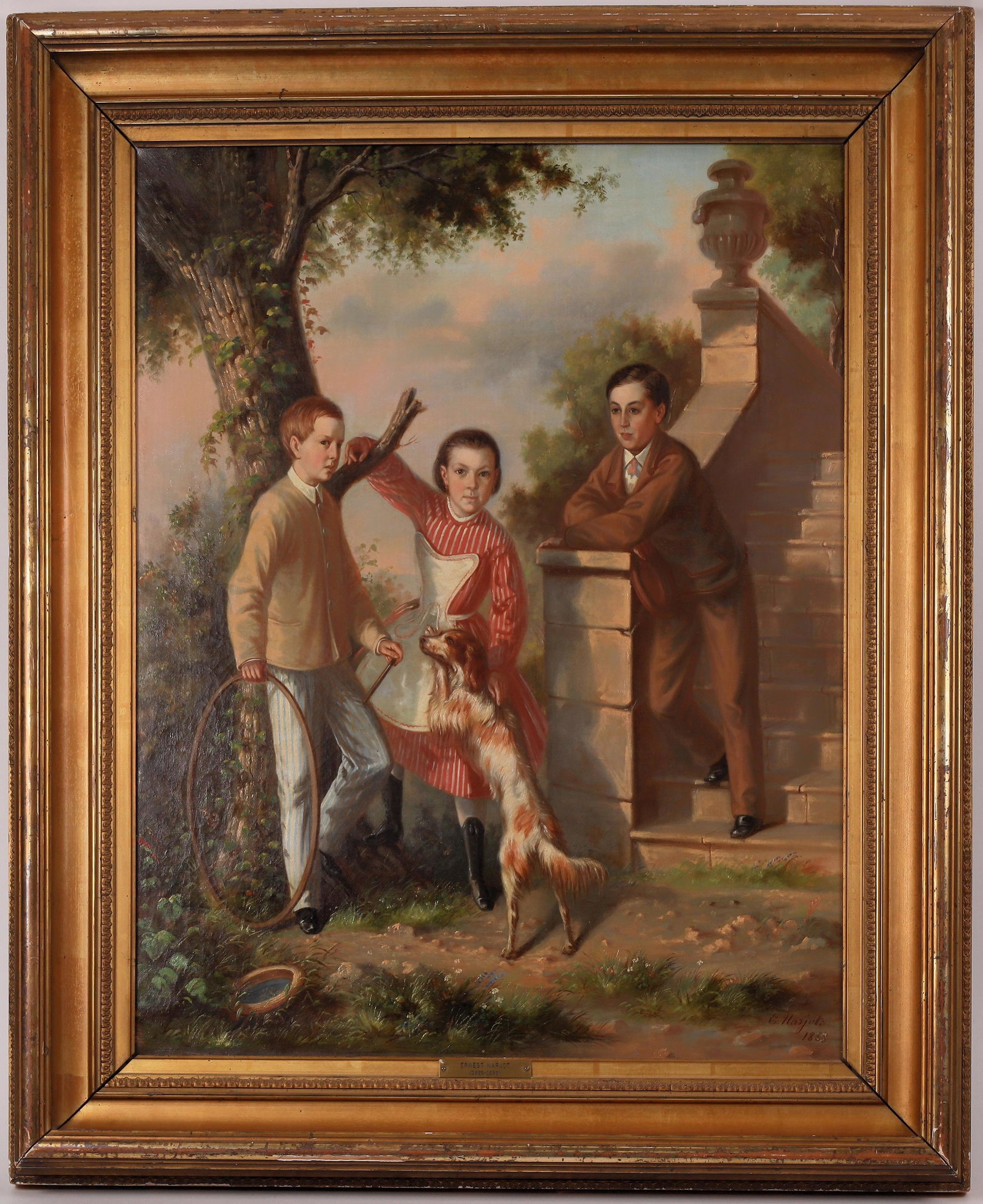 Narjot, Ernest, "The Grandchildren", 1863  [146530] (1 of 5)