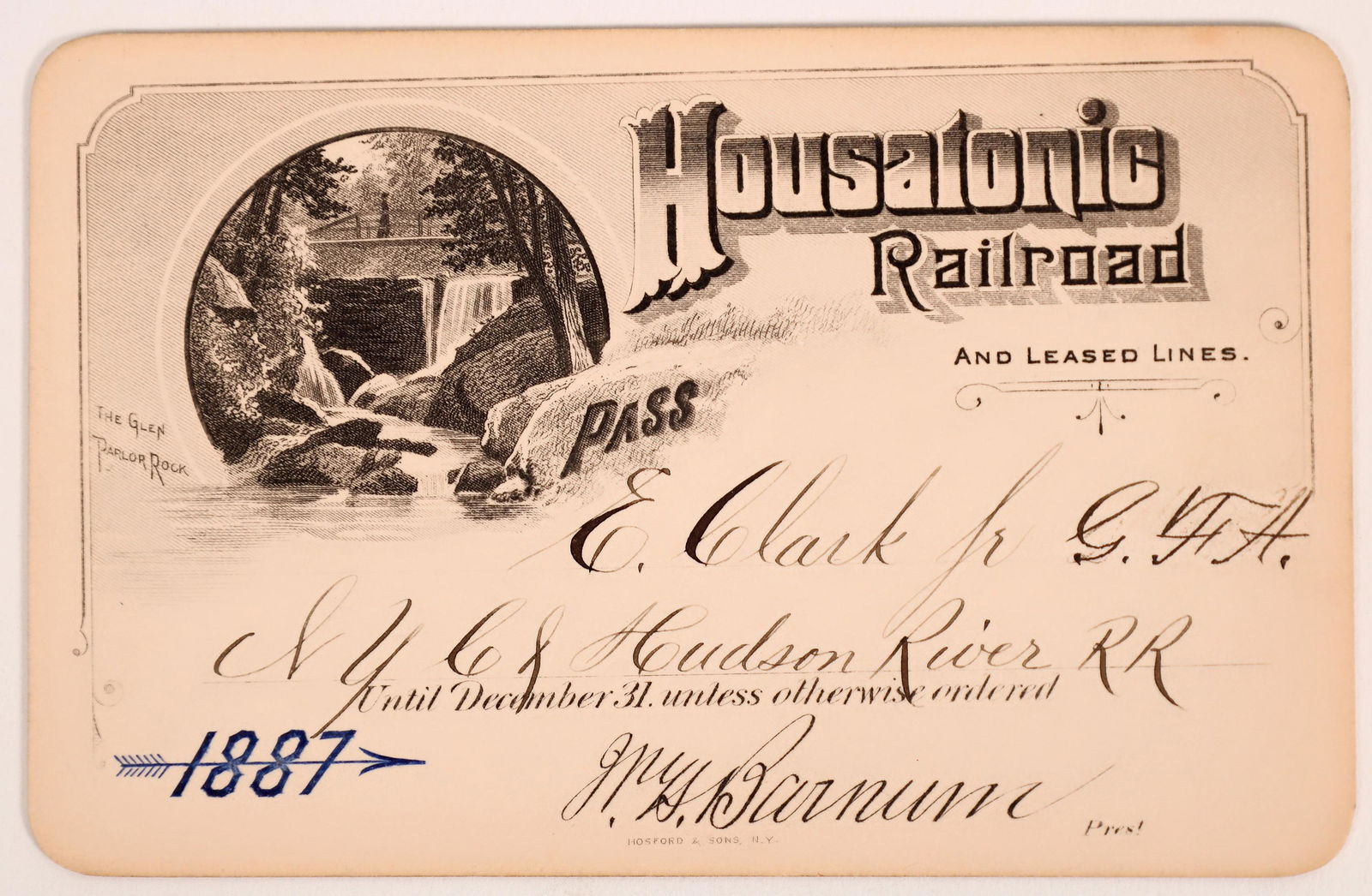 Housatonic Railroad Annual Pass  [134584] (1 of 2)