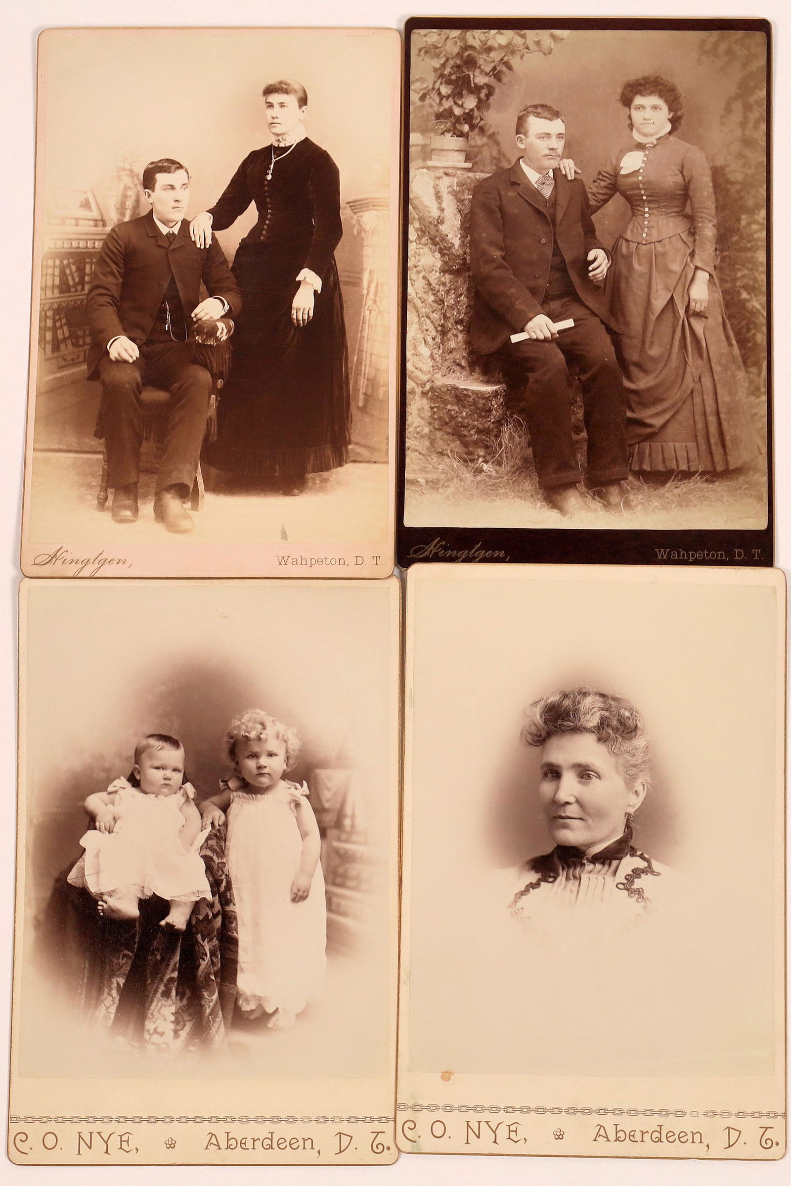 Dakota Territory Cabinet Cards  [140138] (1 of 1)
