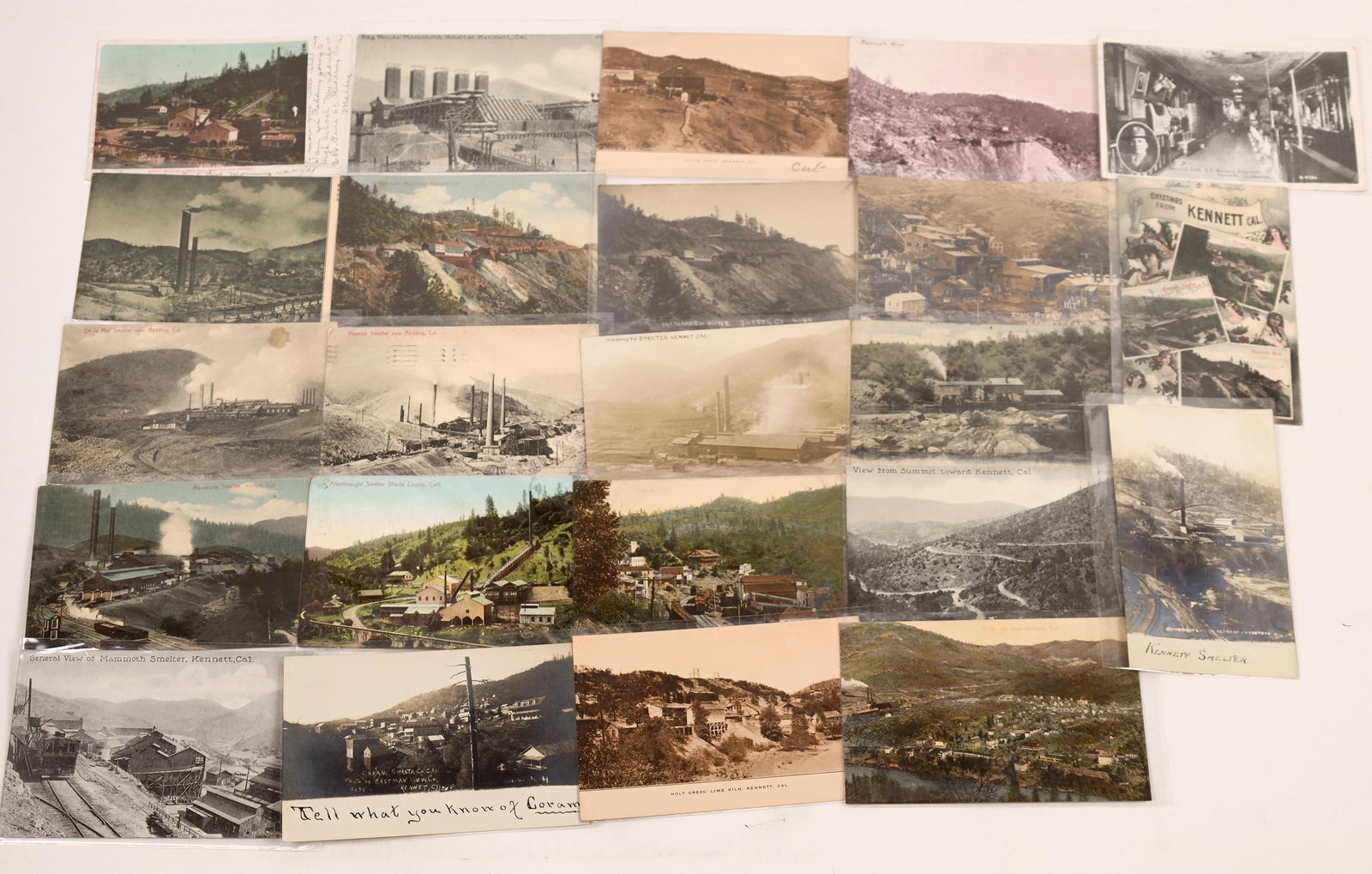 Kenneth/Redding Shasta County Calif Mining Postcards  [145262] (1 of 1)