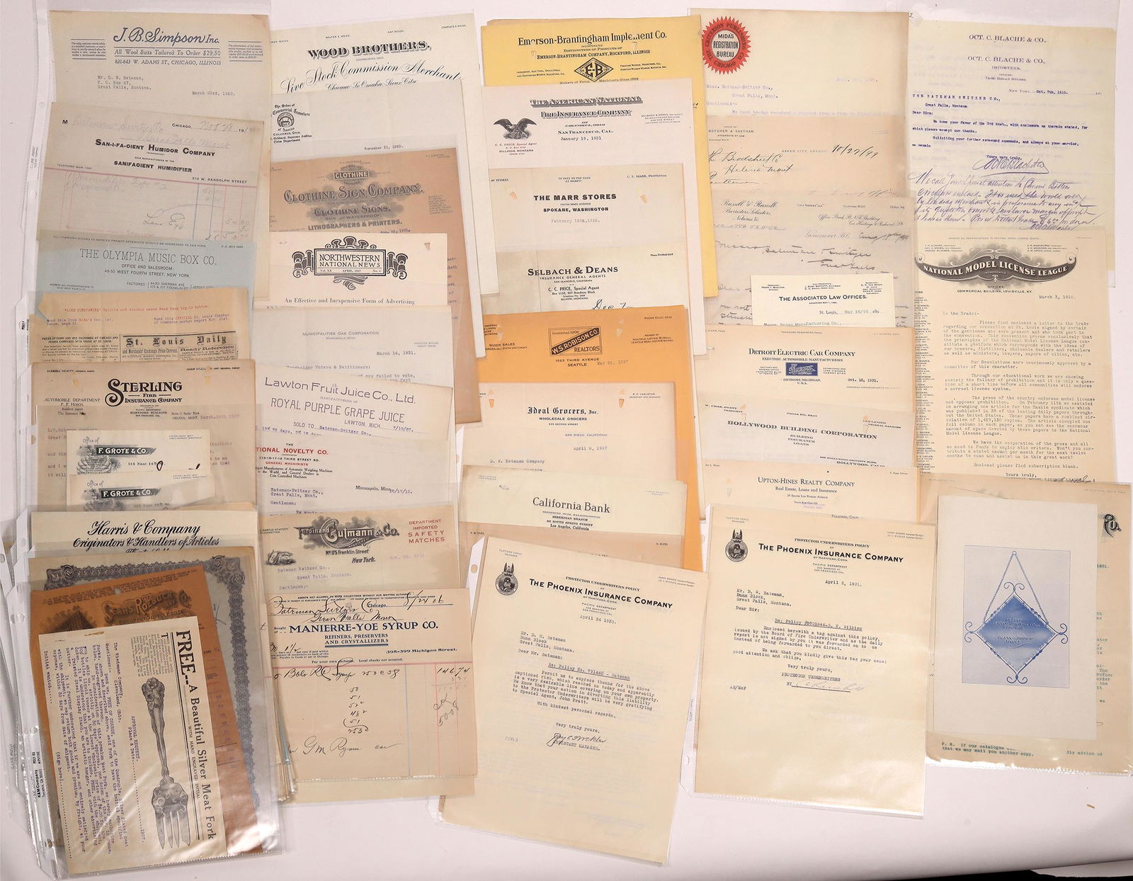 Vintage Letterhead Group  [150083] (1 of 1)