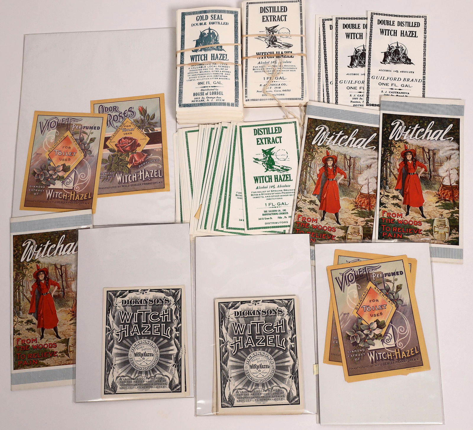 Witch Hazel Ad Labels/Booklets  [147129] (1 of 1)