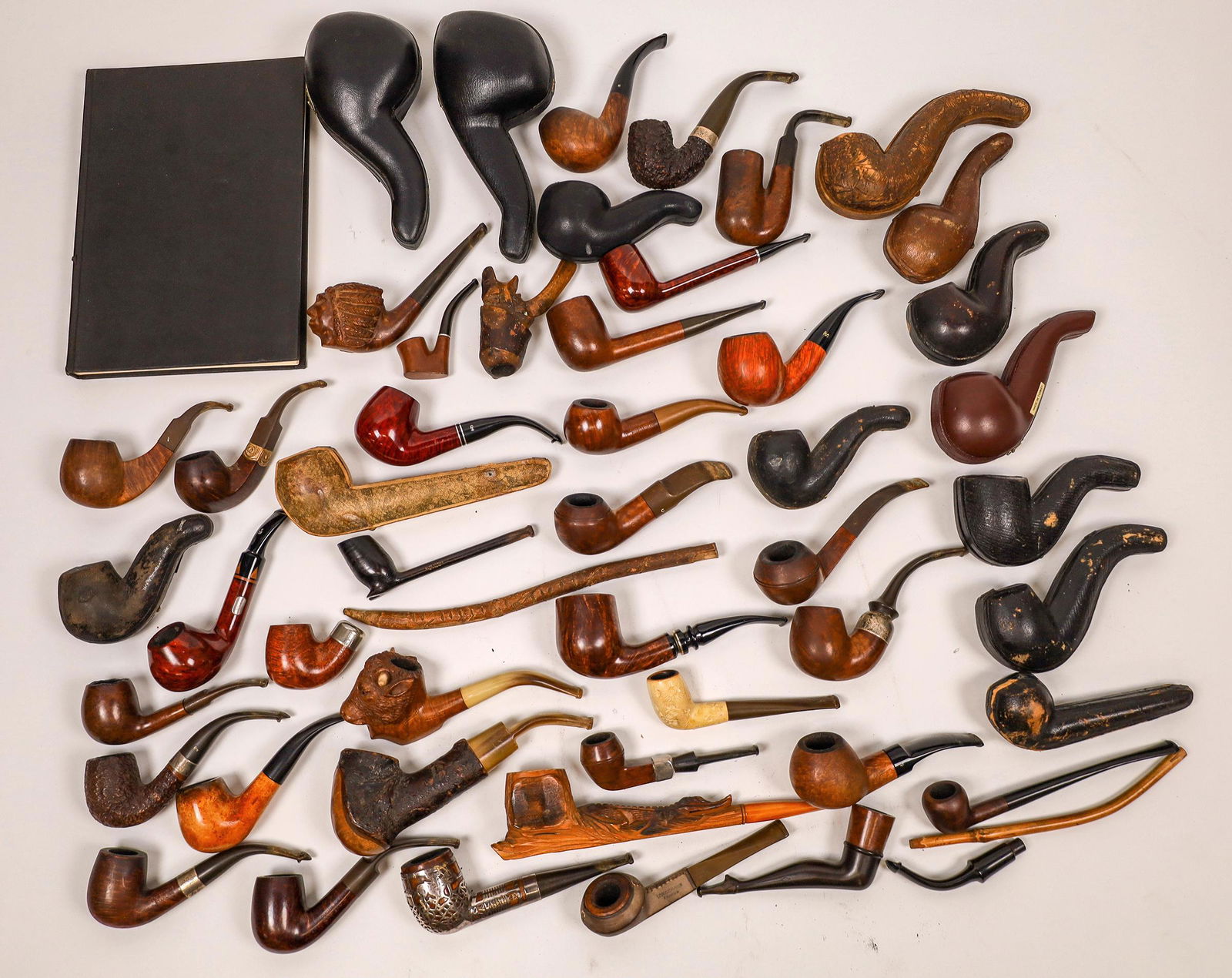 Pipe Collection Including Meerschaum and Briar. Important Collection  [138398] (1 of 2)
