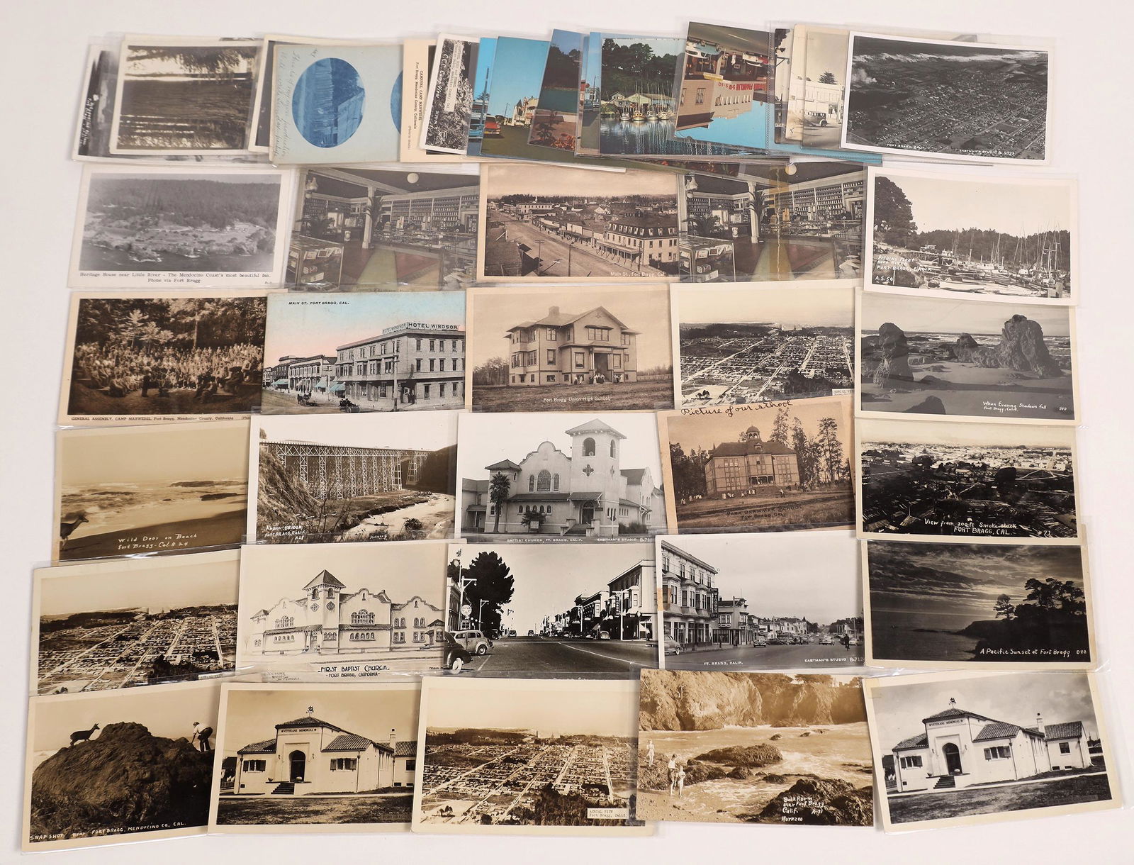 Fort Bragg Postcards (48)  [127260] (1 of 1)