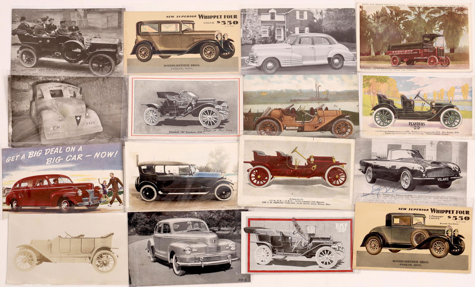 Early Automobile Advertising Cards Collection (16)  [143243] (1 of 1)