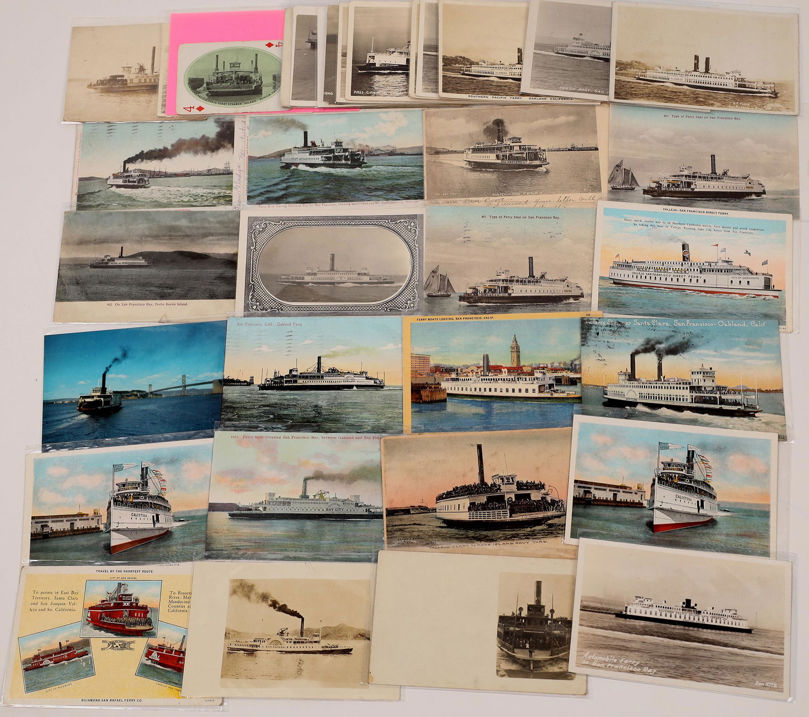Western Steamer Postcards: California Ferries at SF & Sacramento  [134912] (1 of 1)