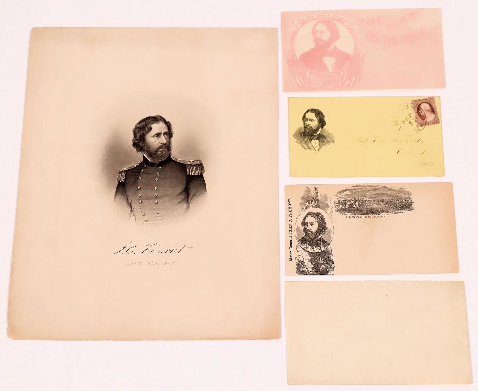 John C Fremont Postal Covers  [150516] (1 of 1)