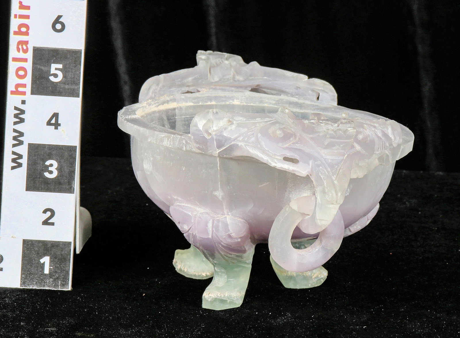 Carved Fluorite Dish  [150956] (1 of 3)