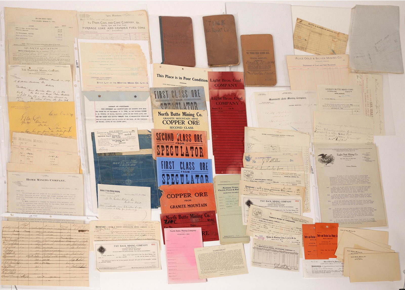 Montana Mining Company Collection (65)  [150128] (1 of 1)