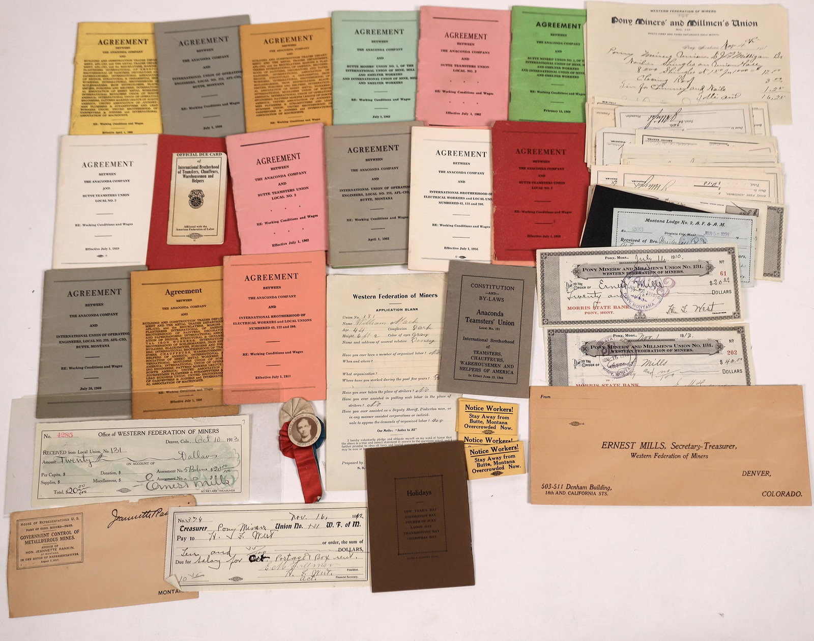 Mostly Montana Miner's Union Collection  [148932] (1 of 1)