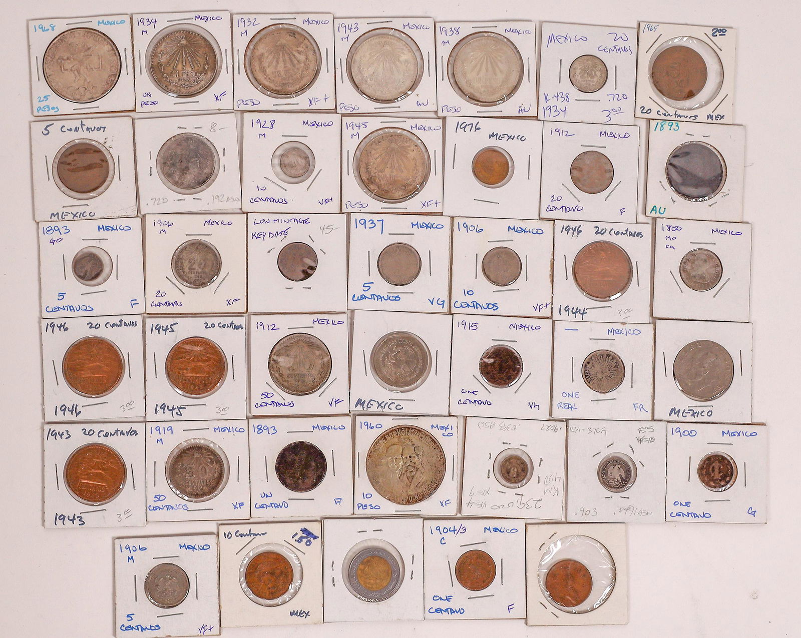 Mexican Coin Collection (40)  [150718] (1 of 1)