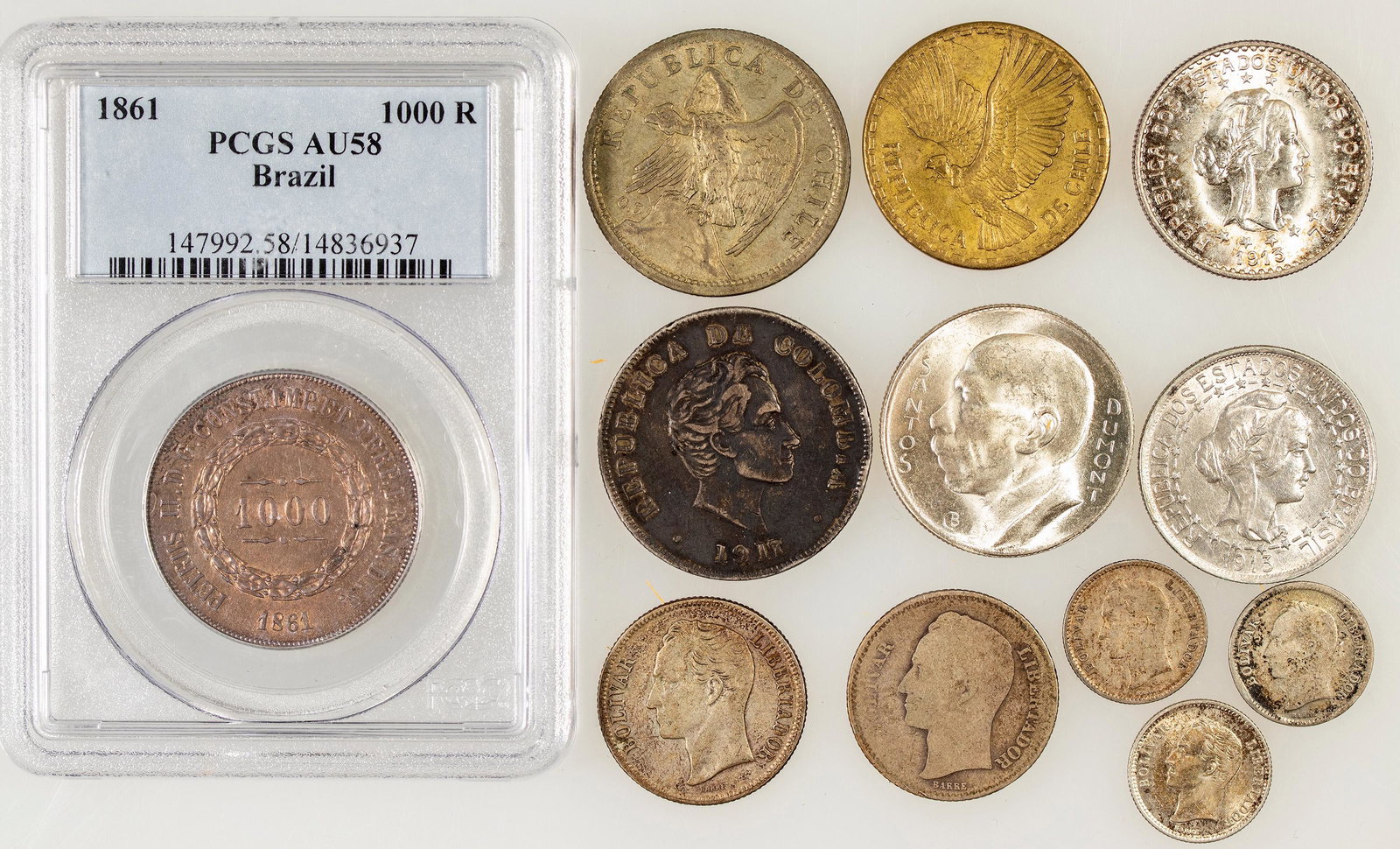 South American Coins (12)  [150148] (1 of 2)