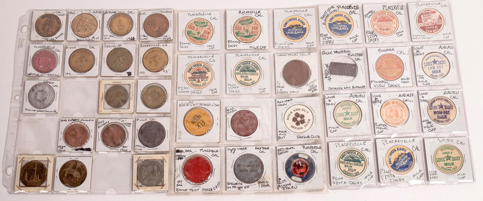 Placerville Tokens (36)  [150544] (1 of 2)