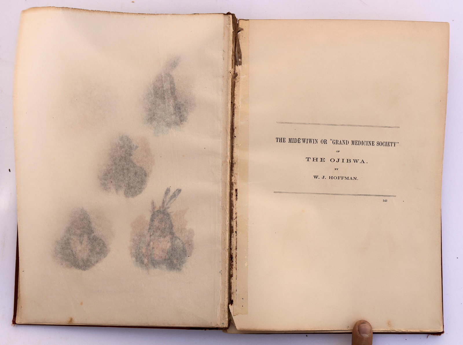 Grand Medicine Society of the Ojibwa by W.J. Hoffman  [148982] (1 of 4)