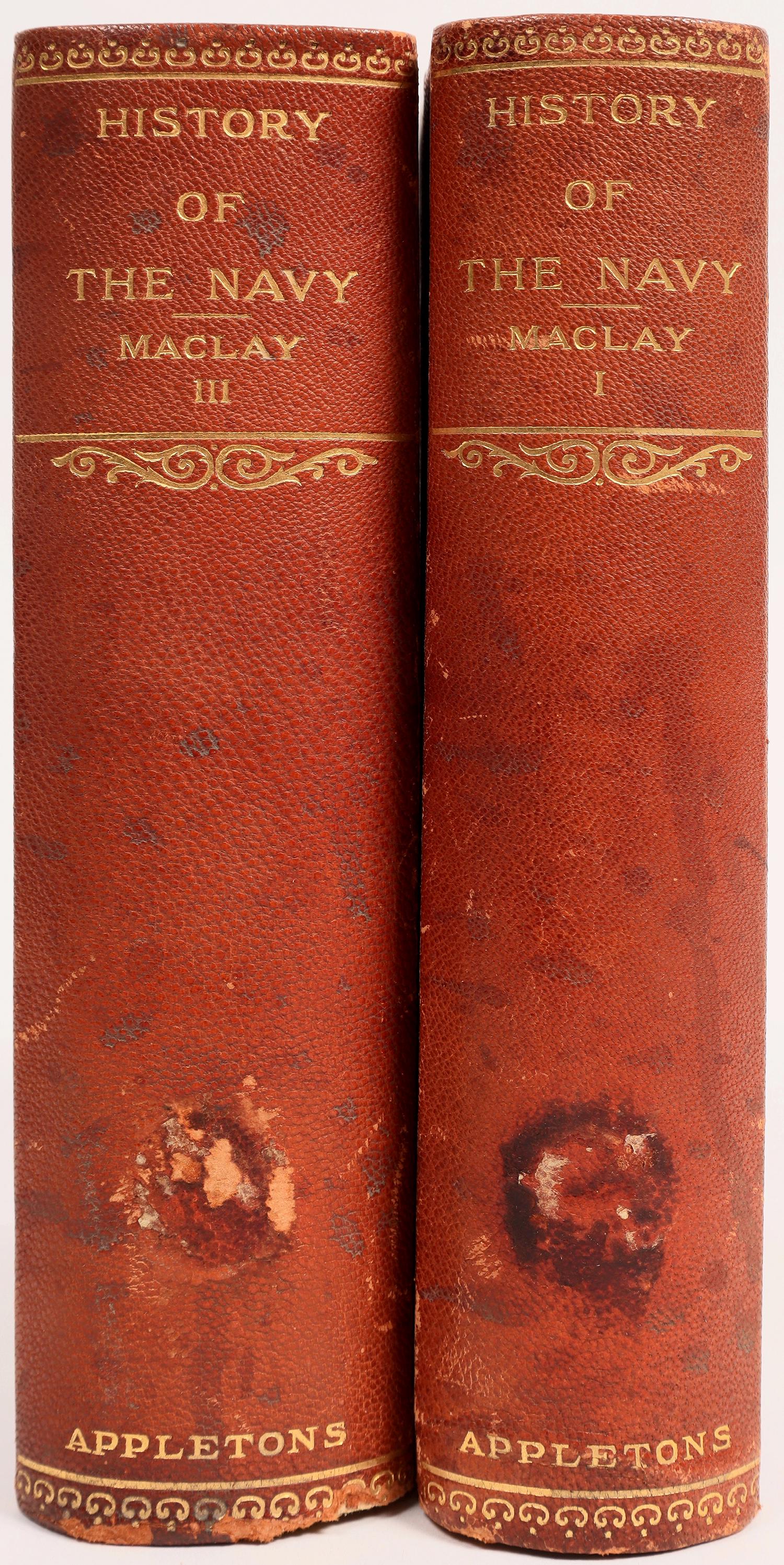 History of the United States Navy Vol.1 and 3 by Edgar MaClay A.M.  [148961] (1 of 2)