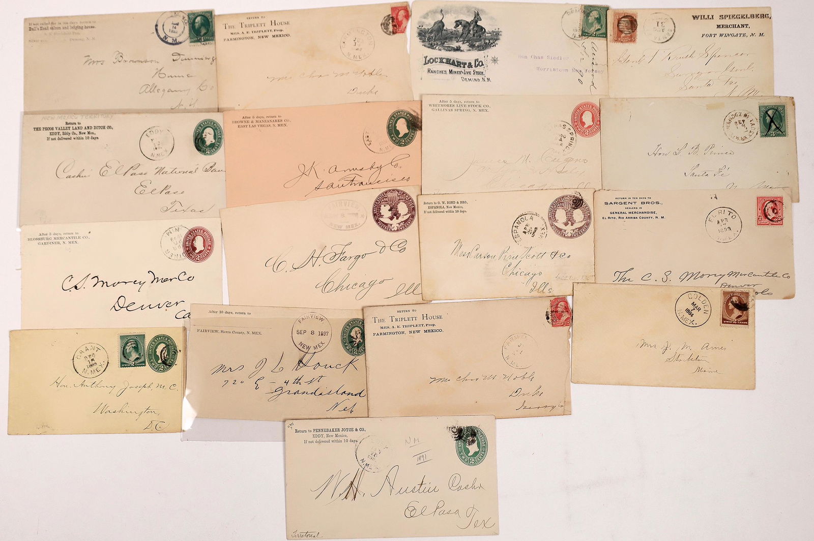 New Mexico Postal Covers D-G (17) [151495] (1 of 1)