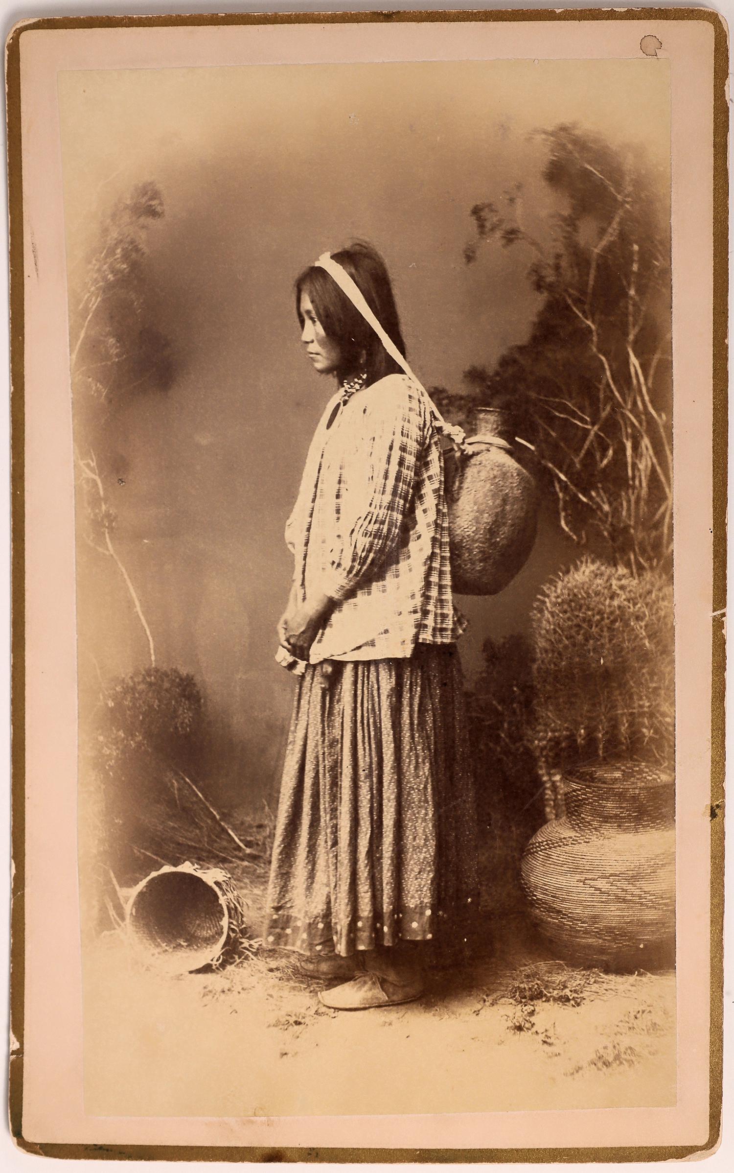 Apache Woman with Water Jar Photograph [151254] (1 of 2)