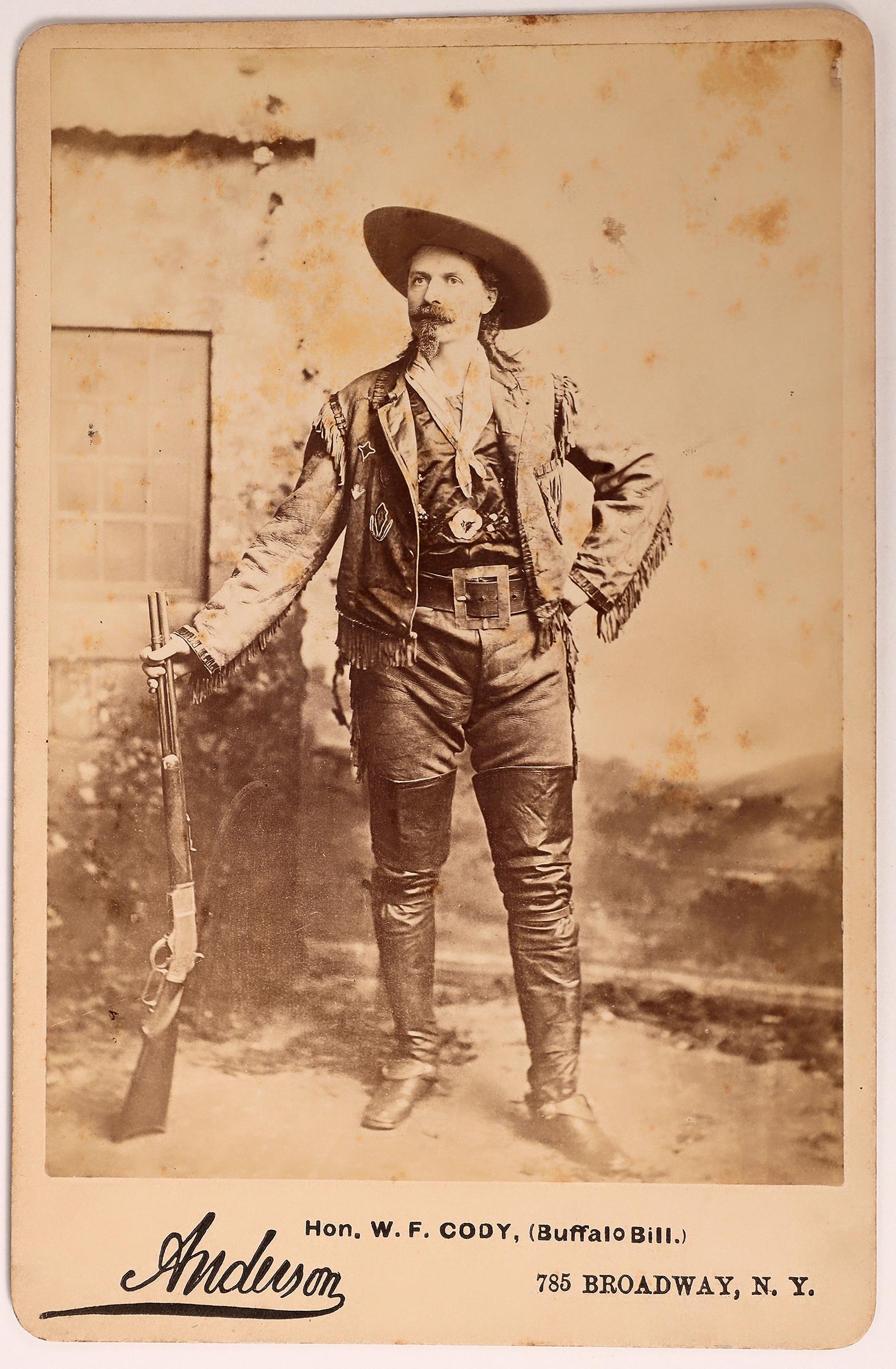 Cabinet Card of Buffalo Bill Cody with Provenance  [152252] (1 of 2)