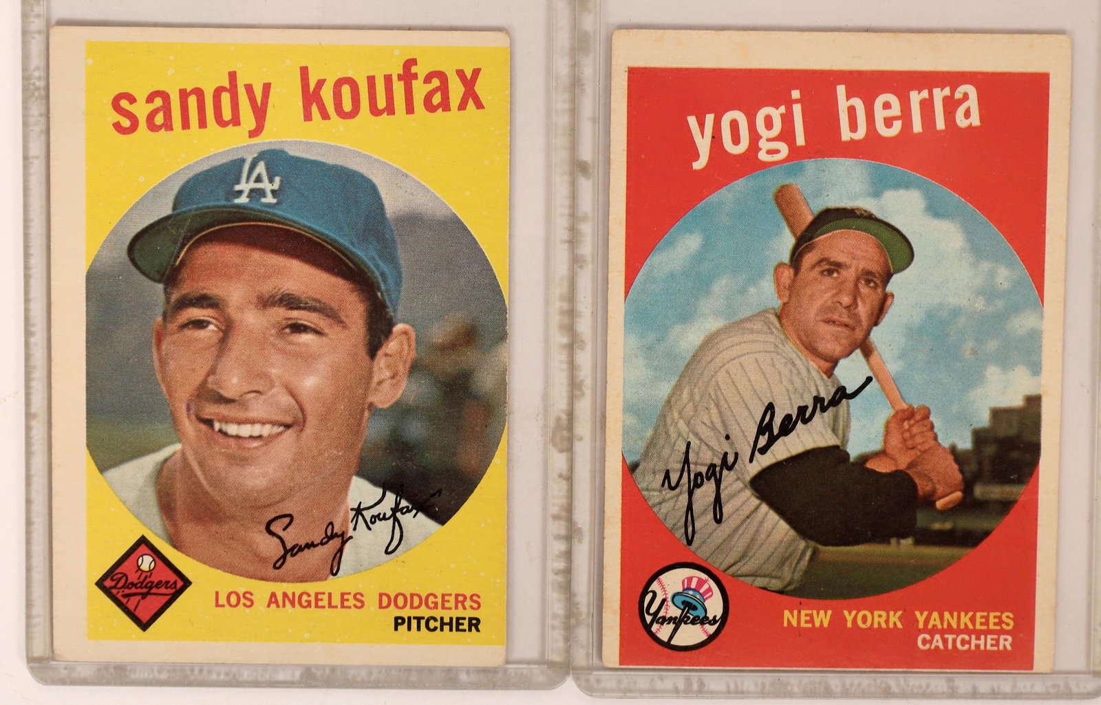 Berra & Koufax 1959 Topps Card [153446] (1 of 2)