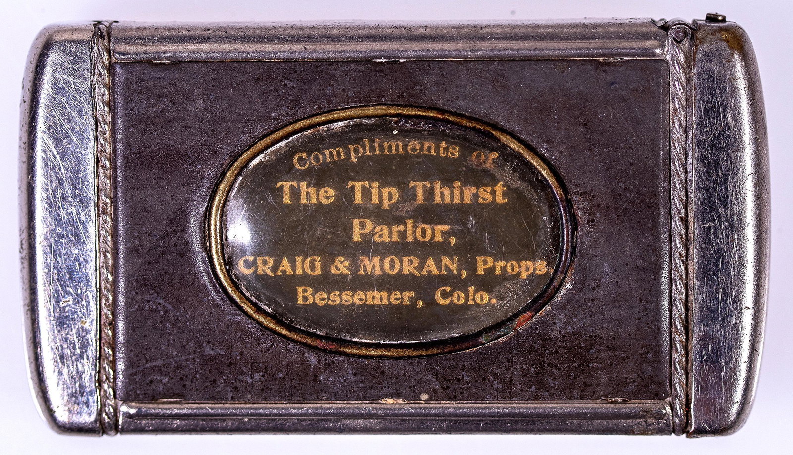 The Tip Thirst Parlor Match Case [152014] (1 of 2)