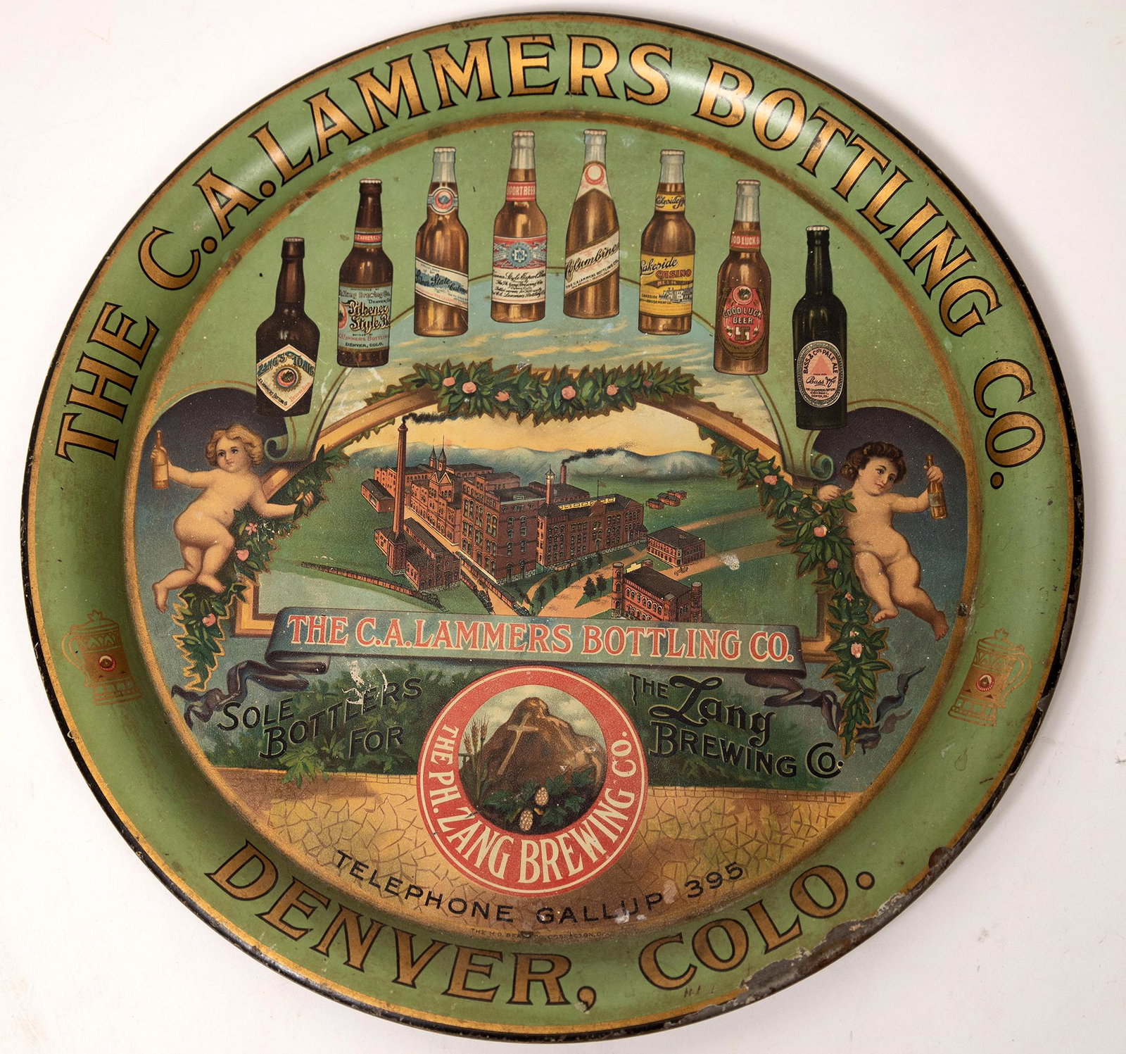 Lang Brewing Co. Metal Tray [152151] (1 of 1)