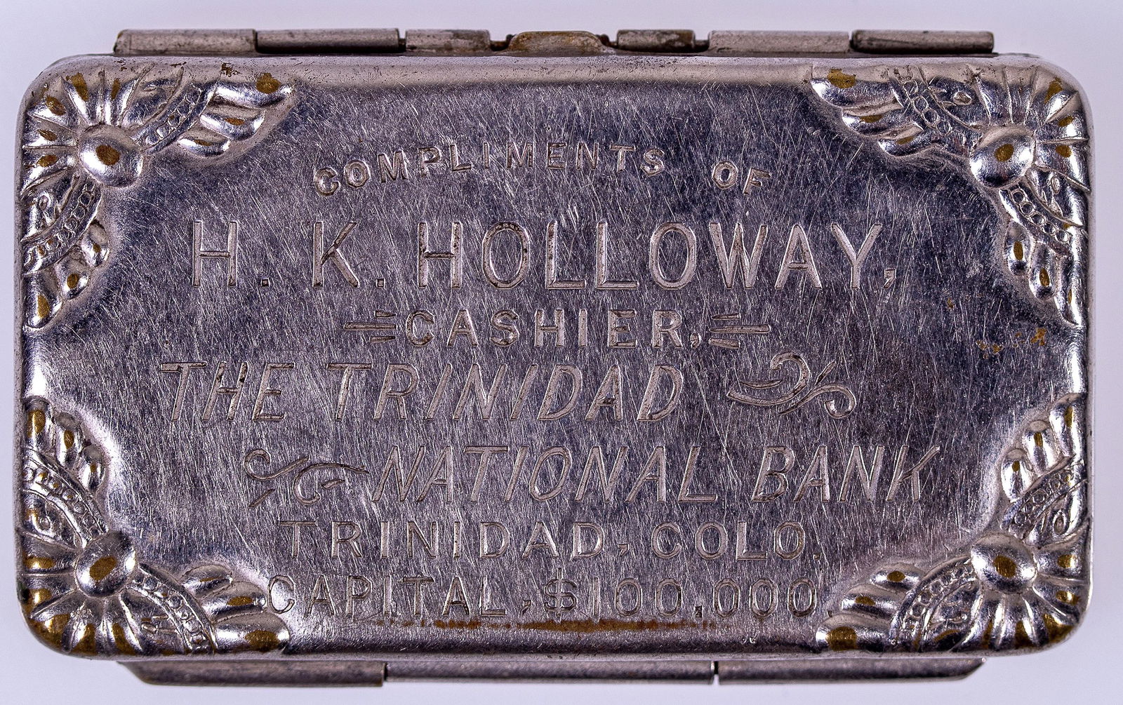 HK Holloway Metal Match Case [153418] (1 of 3)