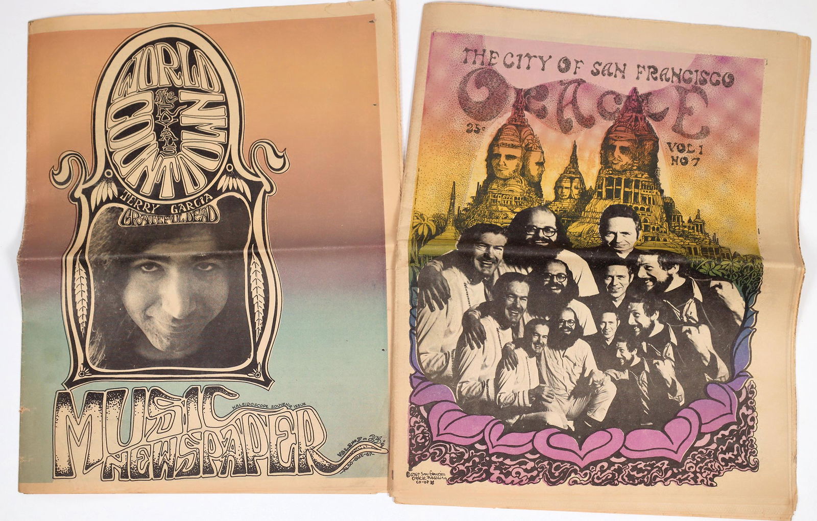 San Francisco Psychedelic Music Newspapers (2); 1960s [154690] (1 of 2)