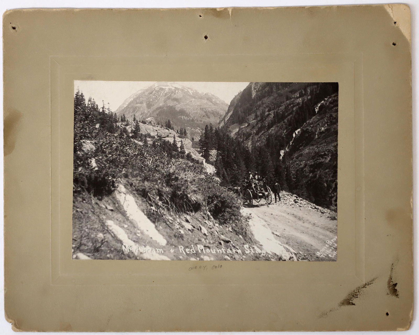 Red Mountain Stage Photograph; c. 1890s-1910s [154416] (1 of 1)