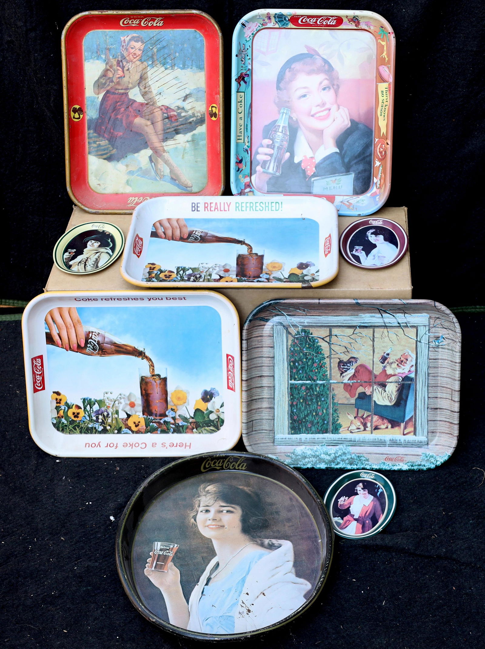Coca Cola Metal Trays, 9 [155229] (1 of 1)
