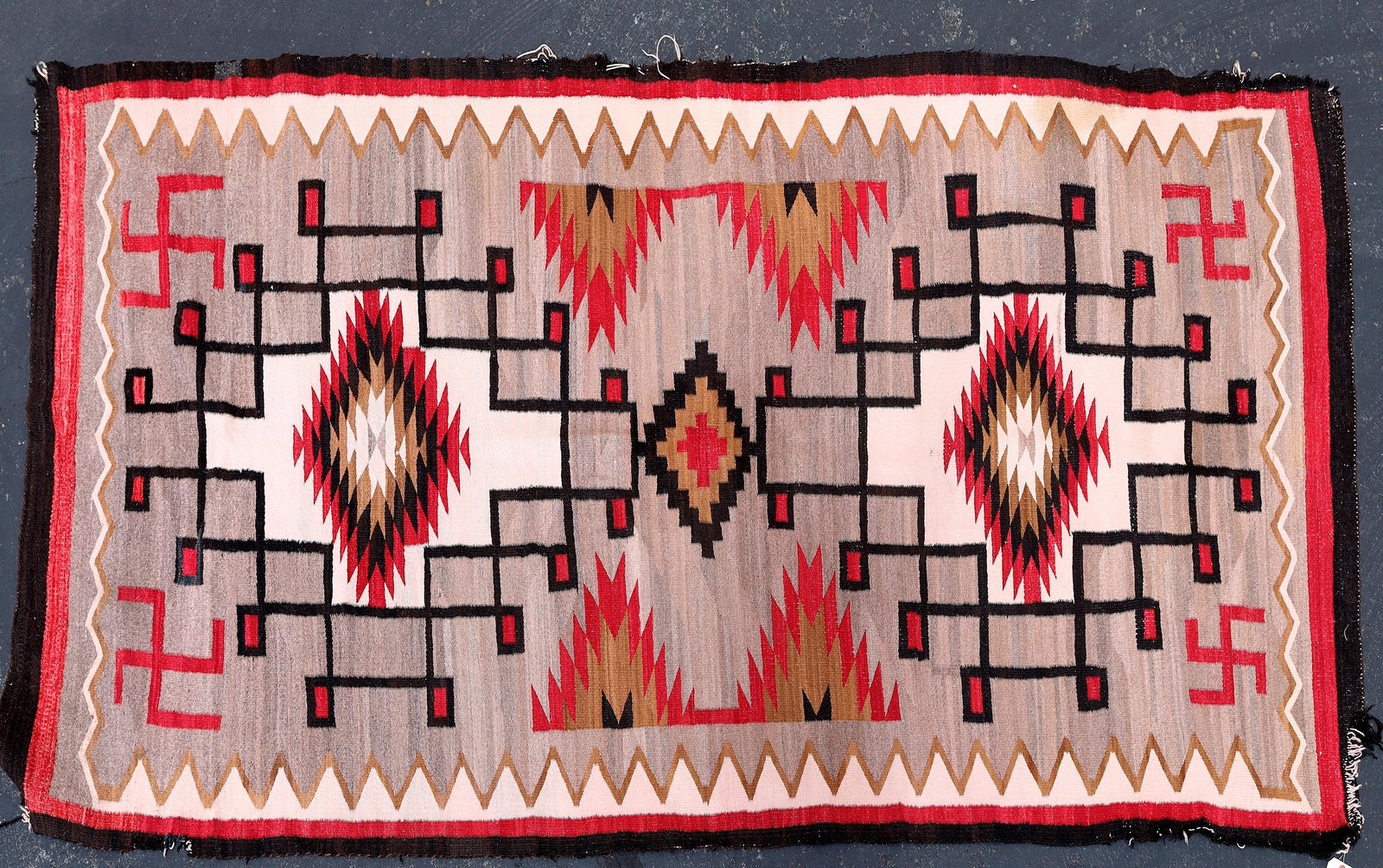 Navajo Ganado Rug [157504] (1 of 2)