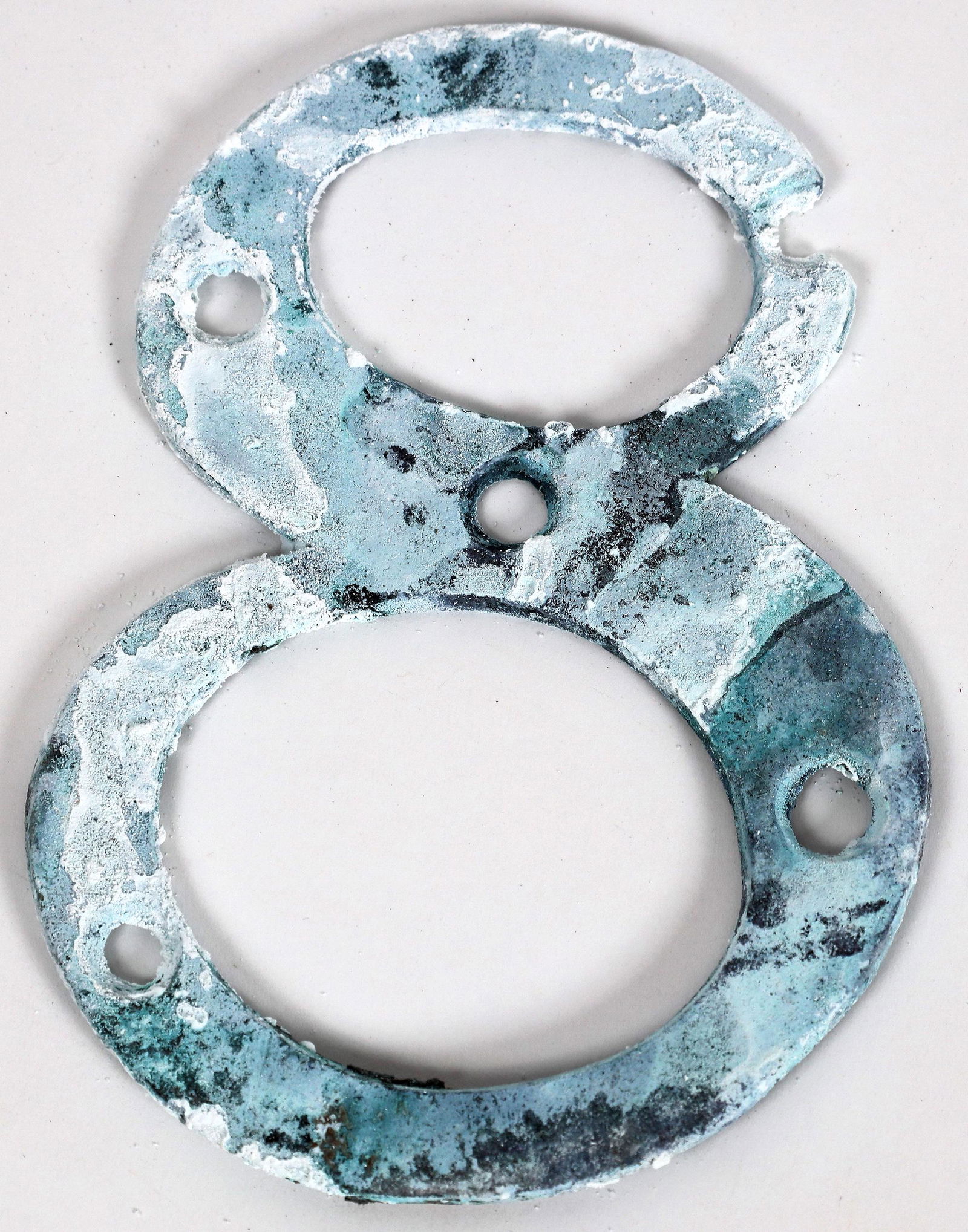 First Cabin Large Brass Numeral, Room 8 or 18 [158830] (1 of 3)