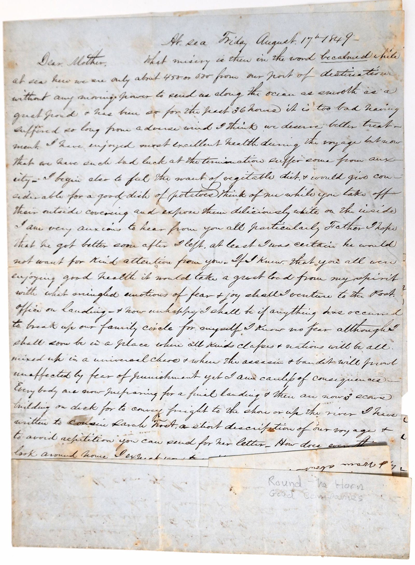 Gold Rush Letter with High Sea News [151907] (1 of 2)