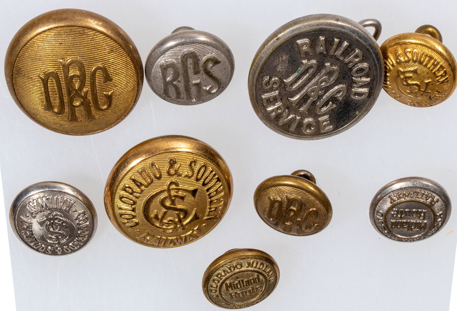 Colorado Railroad Button Collection [156807] (1 of 1)