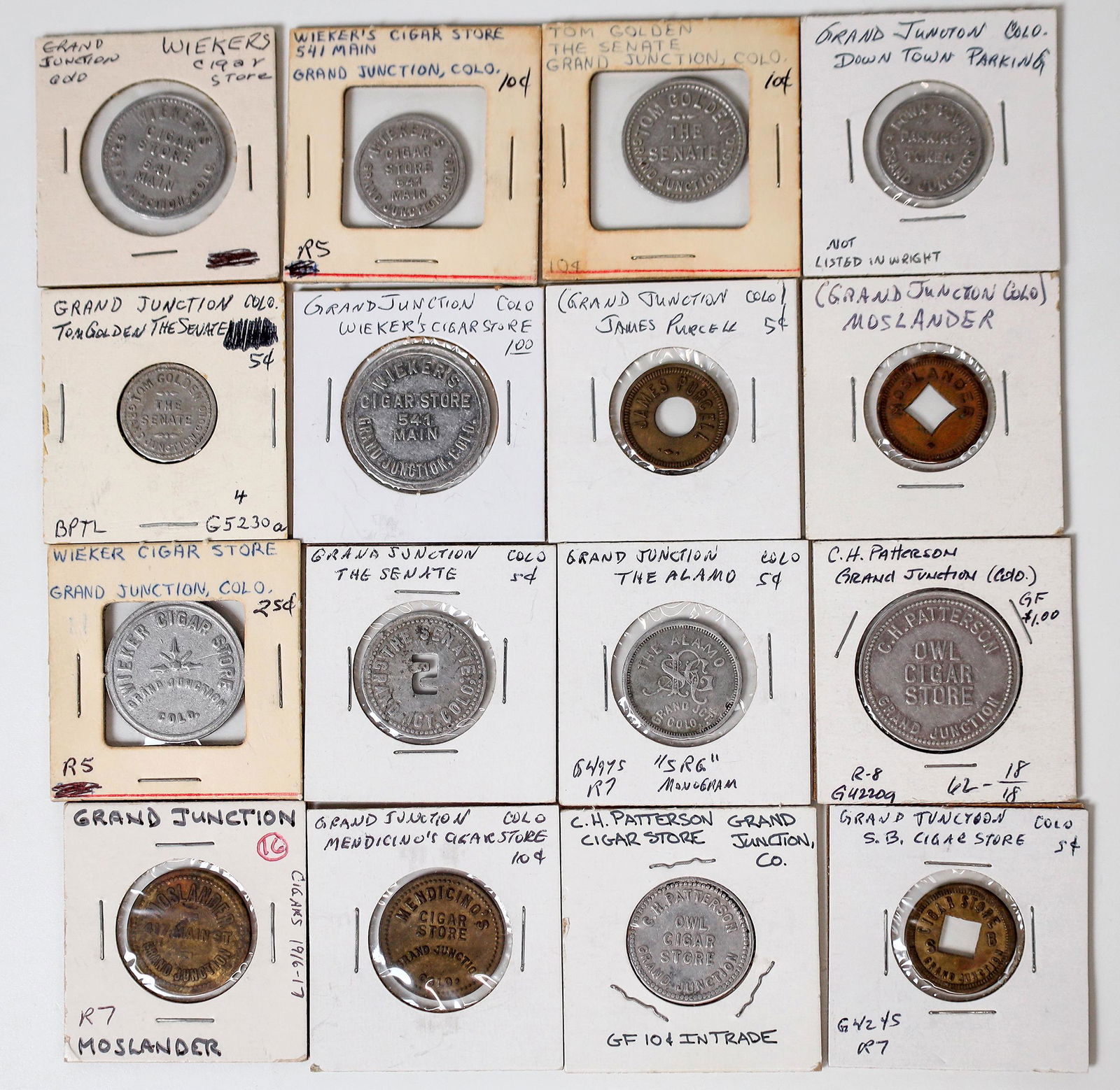 Grand Junction Token Group (16) [154219] (1 of 2)