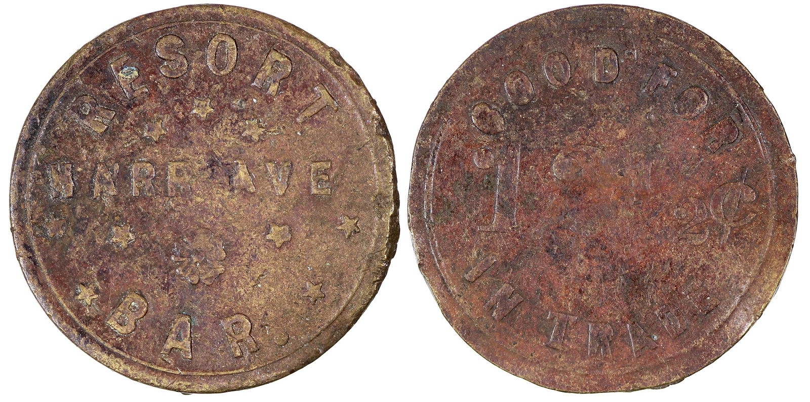 Resort Bar Token [159781] (1 of 1)