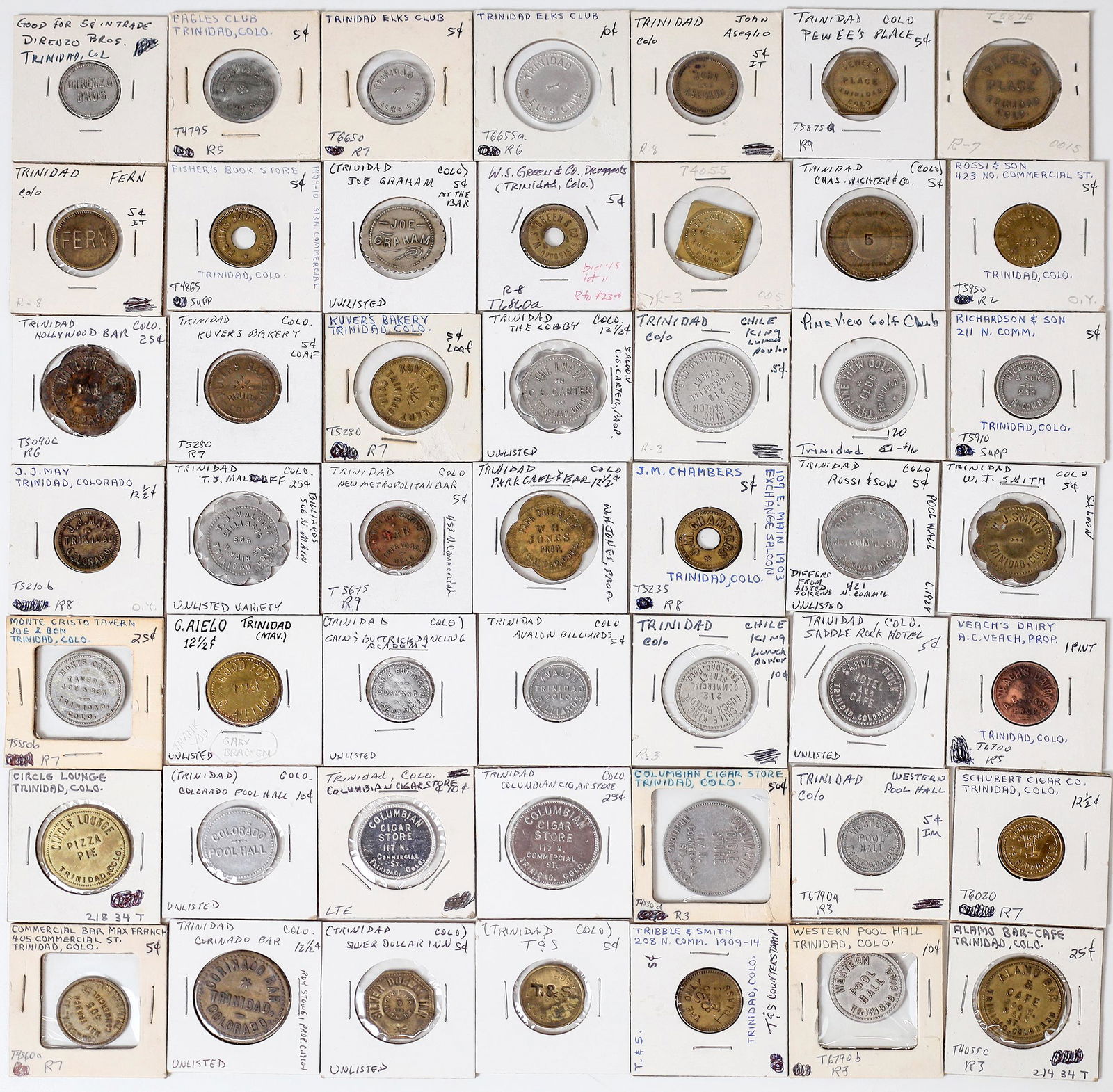 Trinidad Token Collection (49) [159557] (1 of 2)