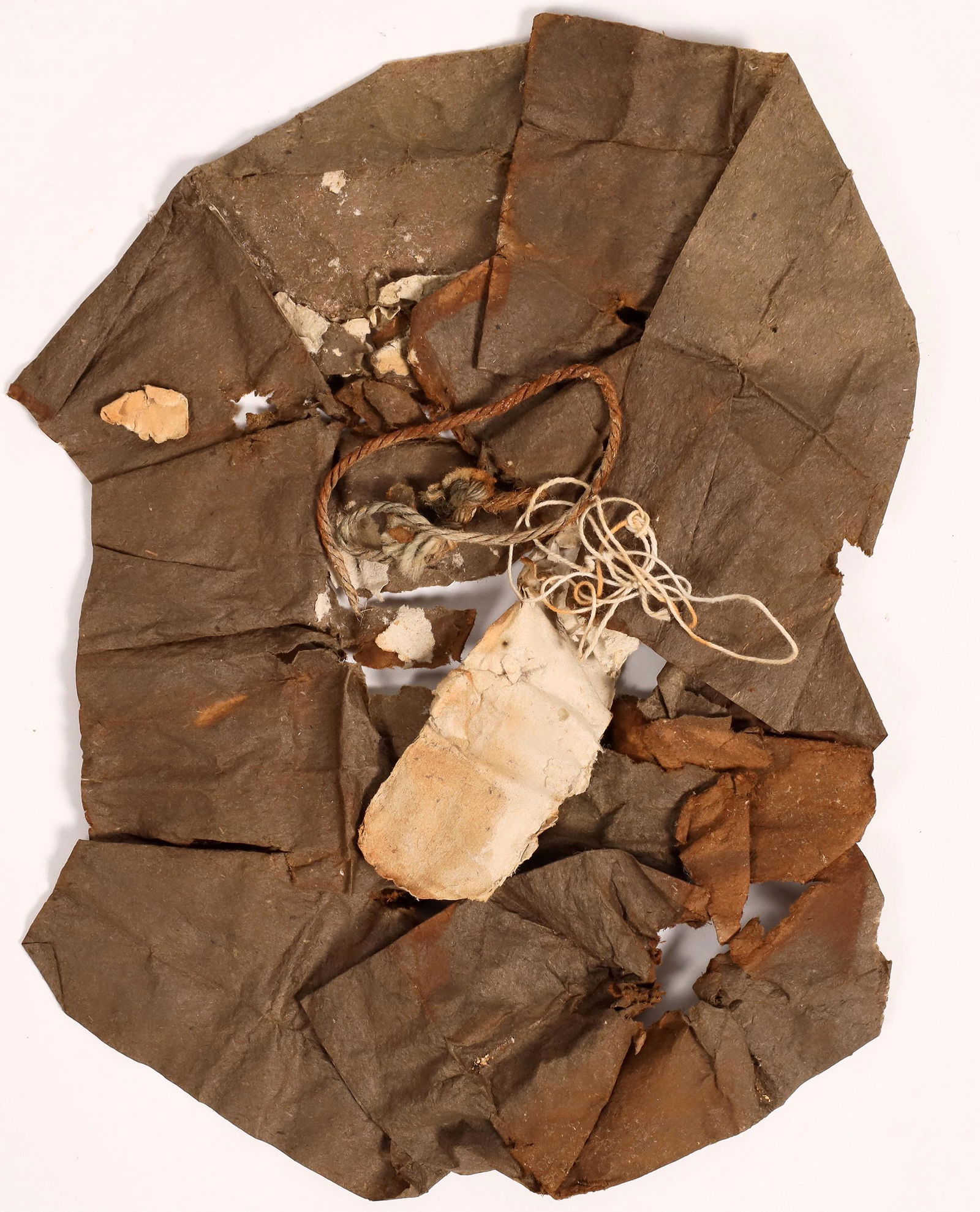 Paper Box and Folded Note, SS Central America Treasure [161025] (1 of 2)