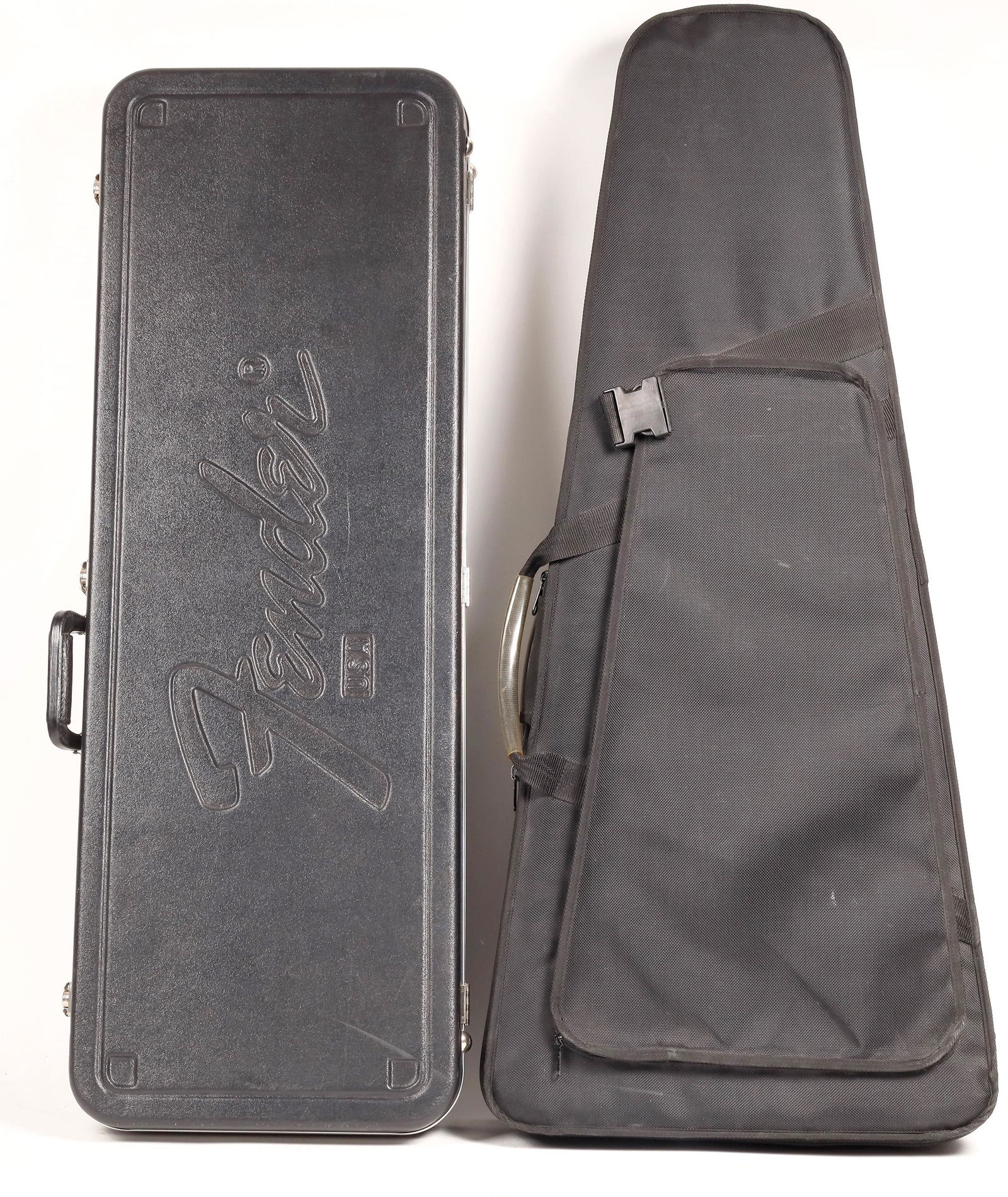 Fender Stratocaster Hardcase and a Semi Hard Acoustic Case [161895] (1 of 3)