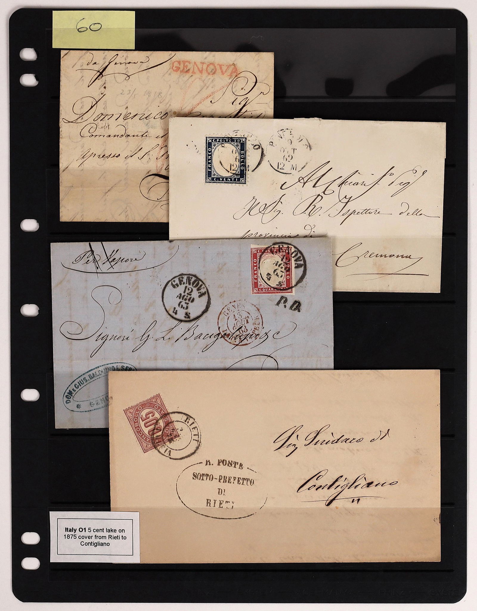 Italy, 1862-91, 12 Covers [162340] (1 of 4)