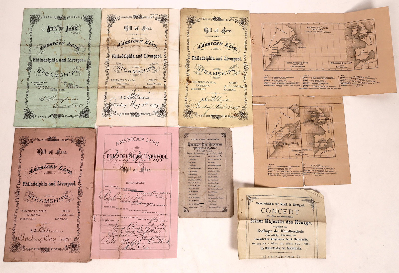 American Line Steamer Archive, c. 1870's to 80's [167777] (1 of 1)