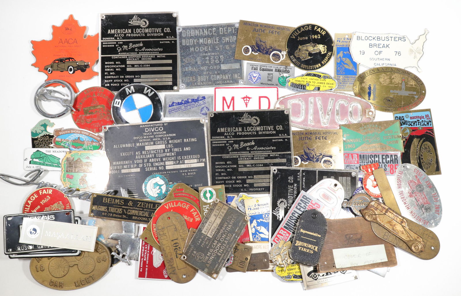 Automotive Logos and Name Plates 80+ Pcs [146434] (1 of 1)