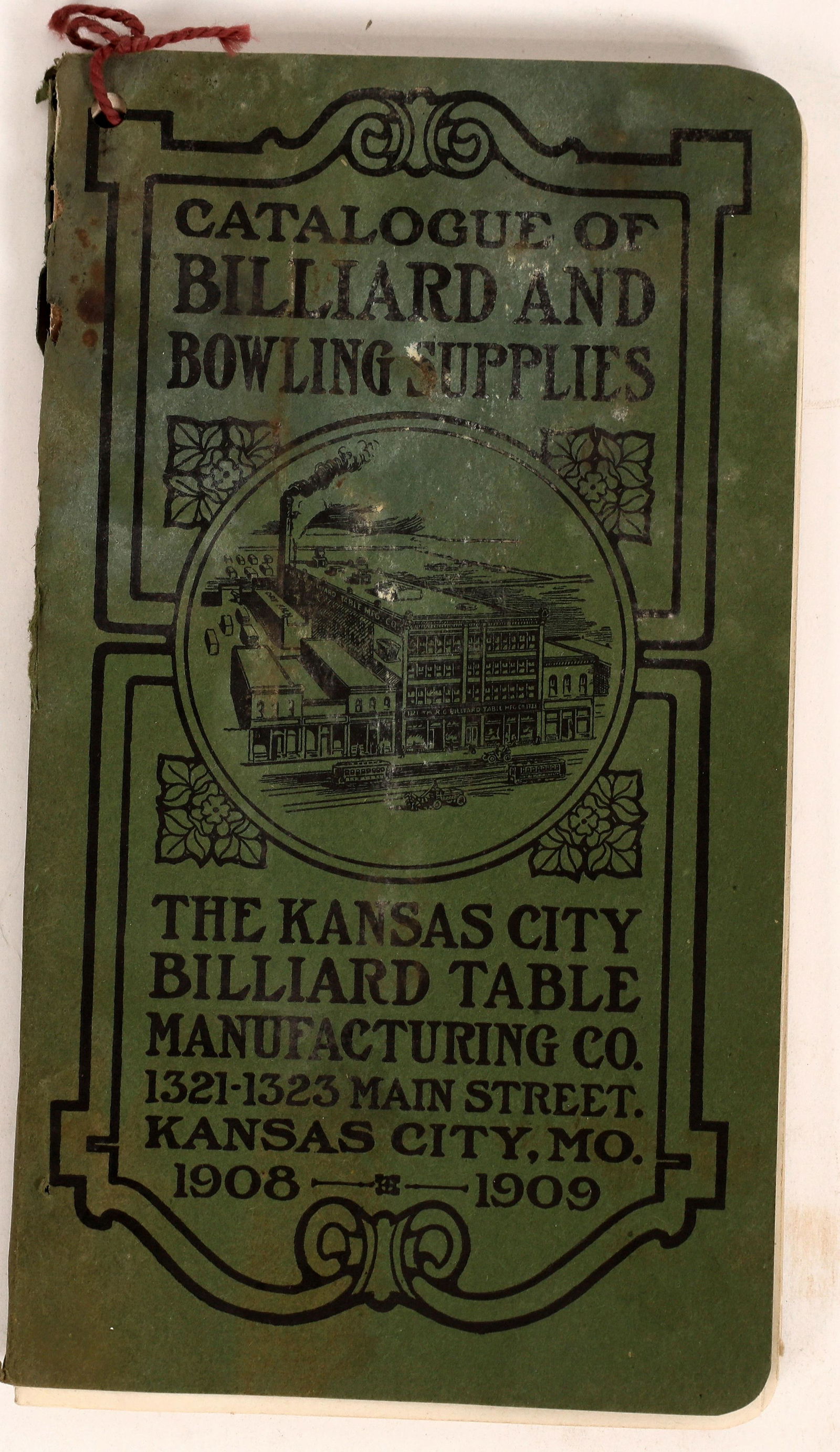 Kansa City Billiard Co. Catalog, 1908 [167808] (1 of 4)
