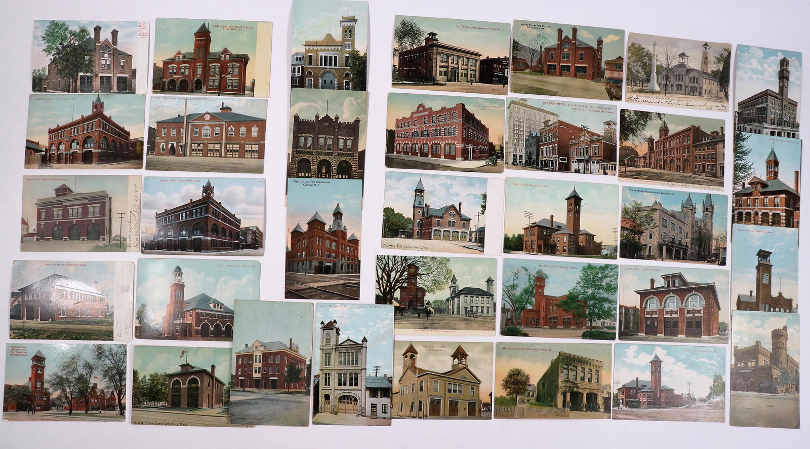 Early Firehouse Postcards, Northeast States - 34 [163508] (1 of 1)