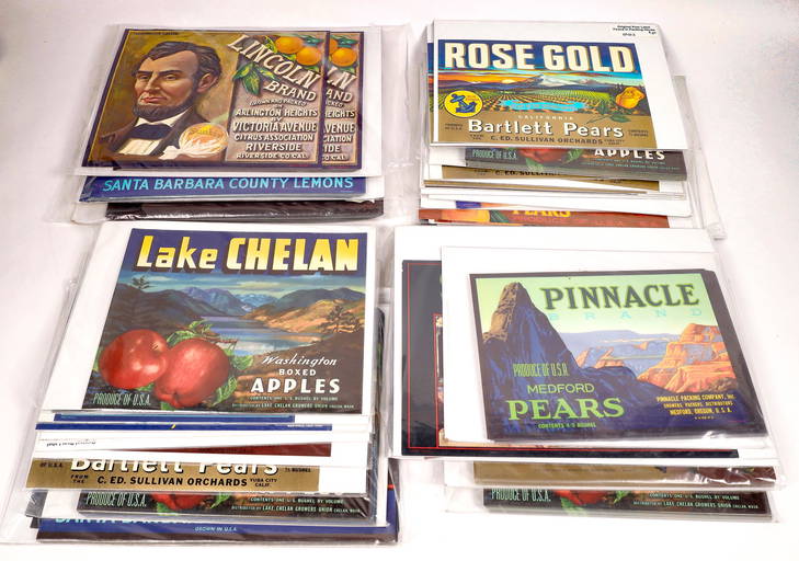 Western Art On Fruit Labels Collection [167772]
